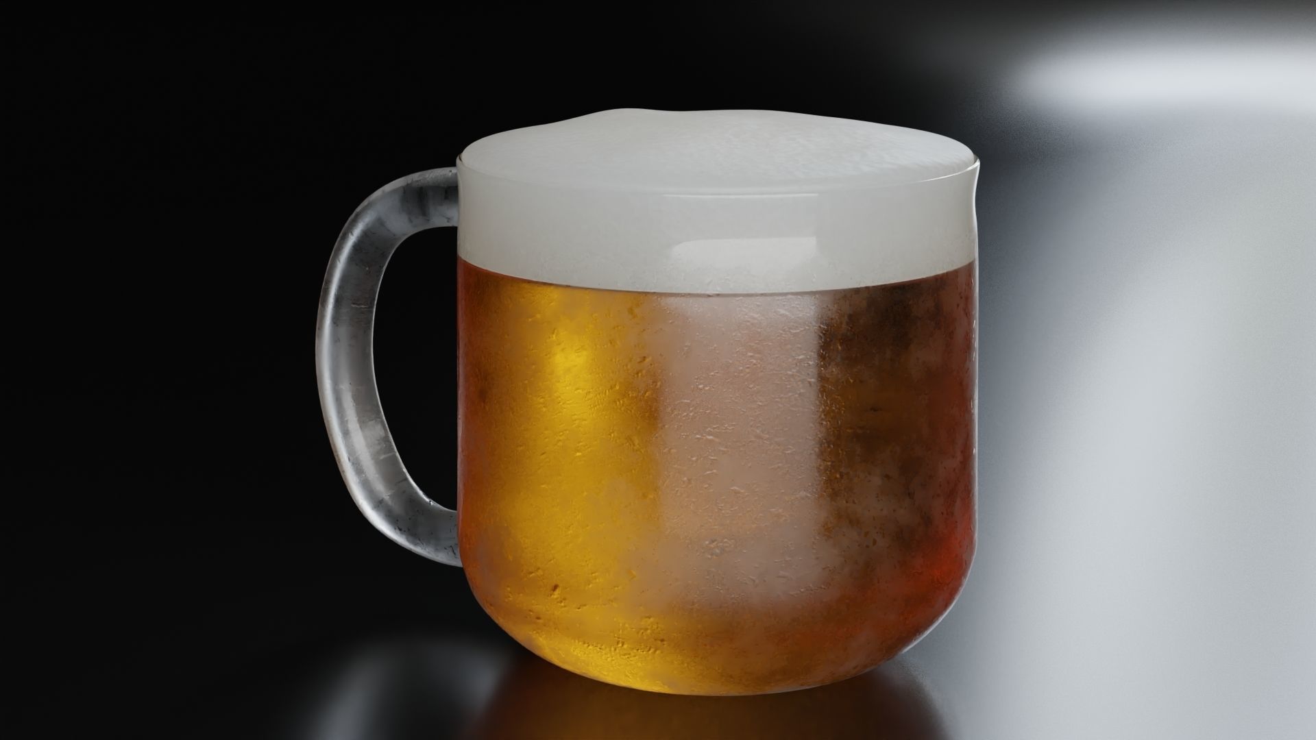 Beer Glass 8 3D model_4