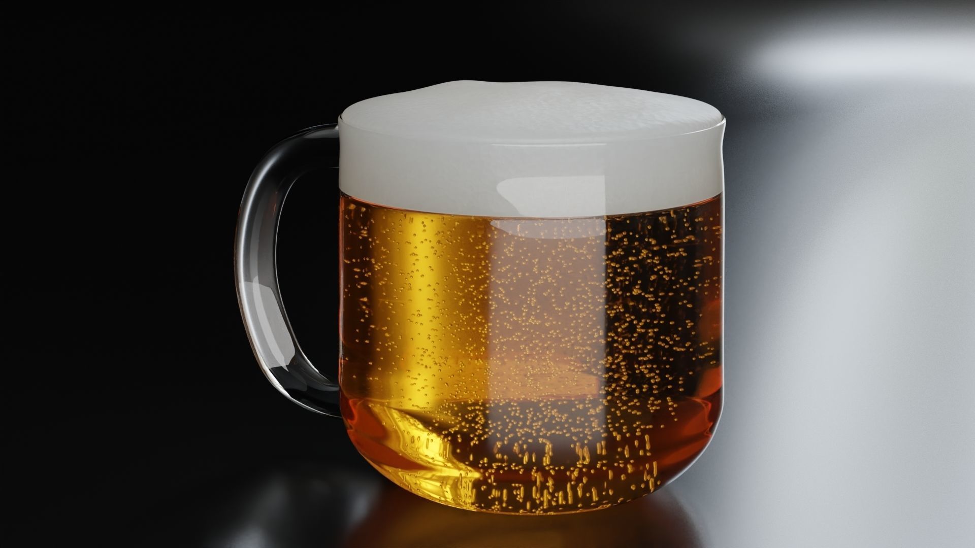 Beer Glass 8 3D model_9