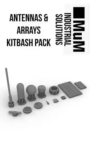 Antennas and Arrays Kitbash Pack 3D print model