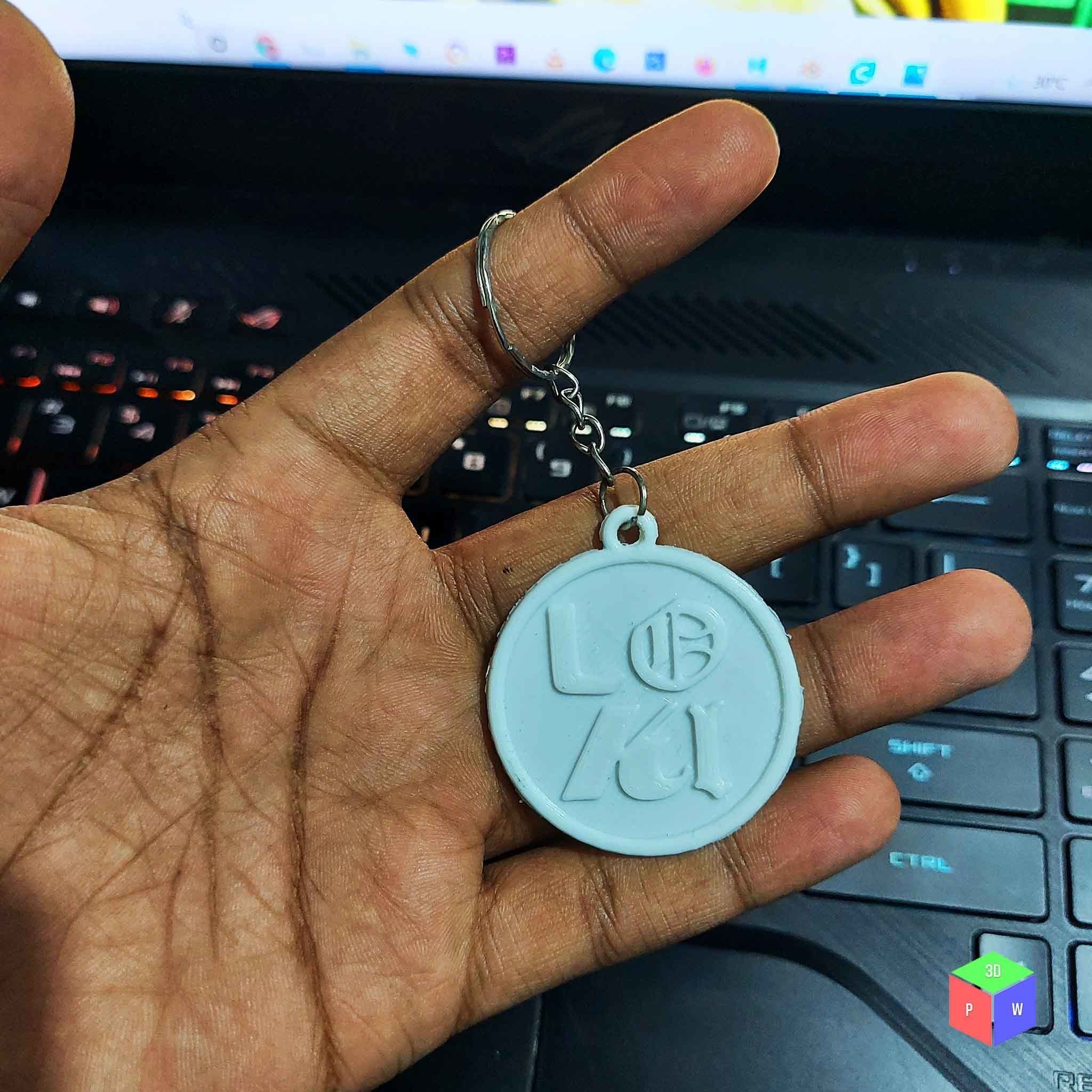 LOKI KEYRING SET OF 5 3D print model_7