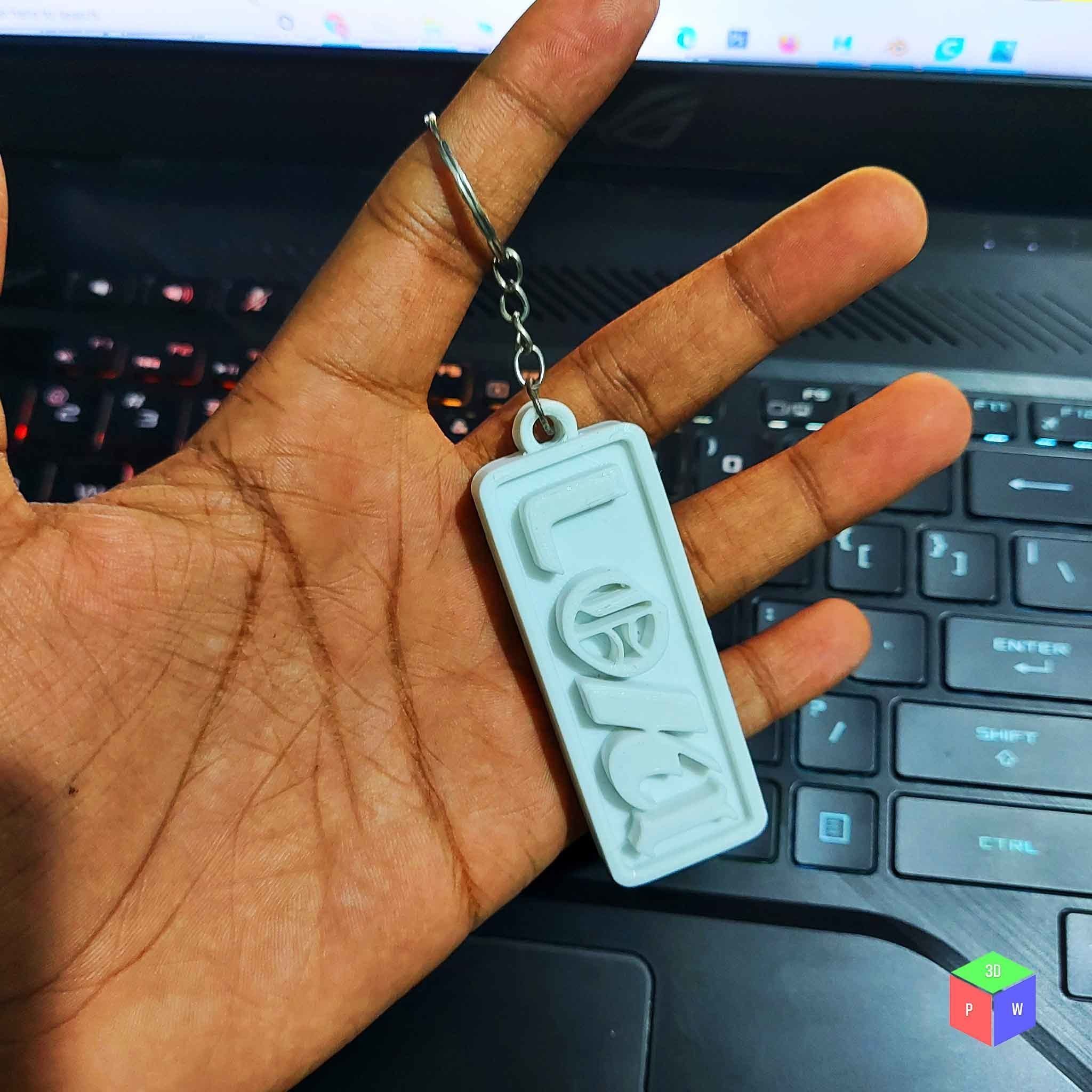 LOKI KEYRING SET OF 5 3D print model_11