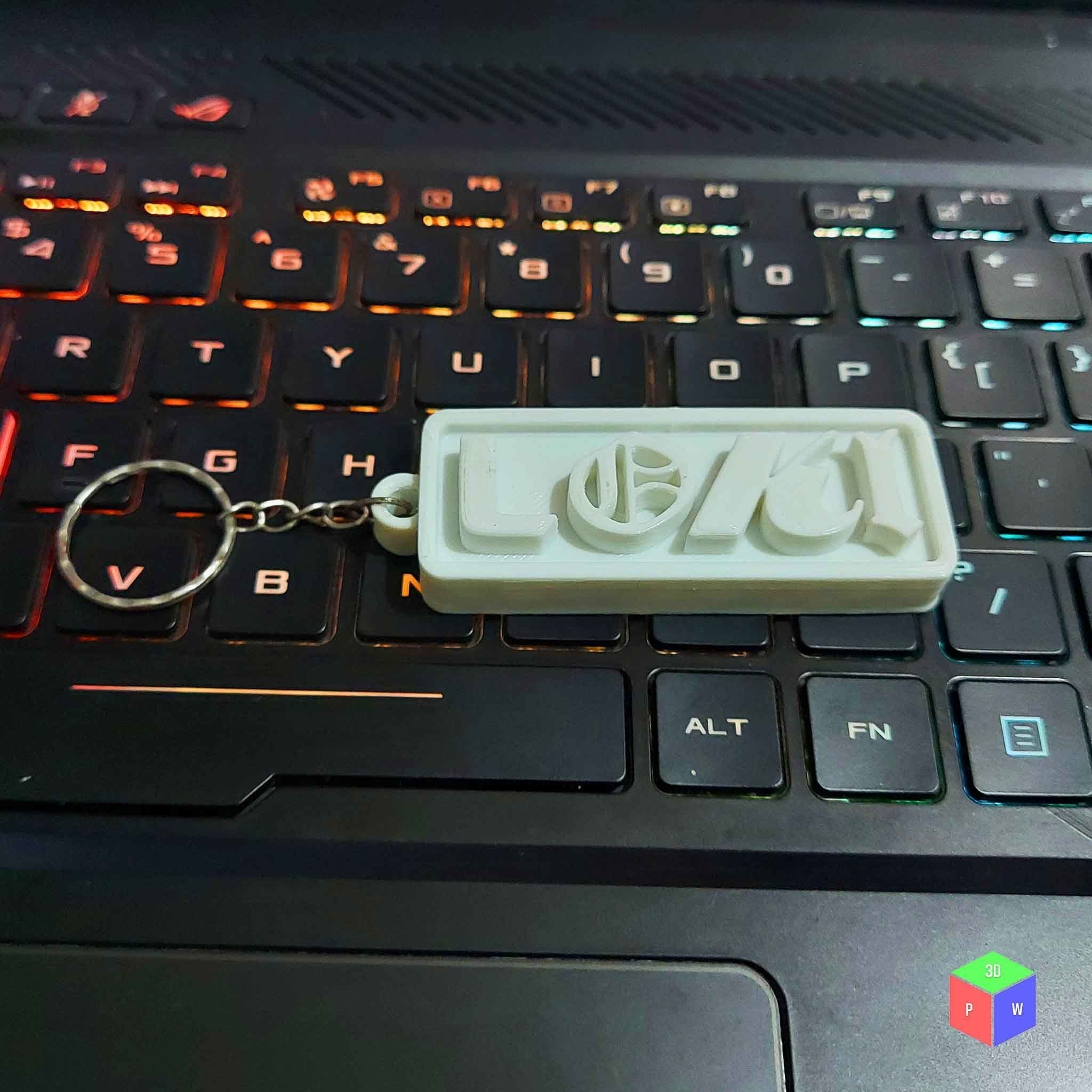 LOKI KEYRING SET OF 5 3D print model_10