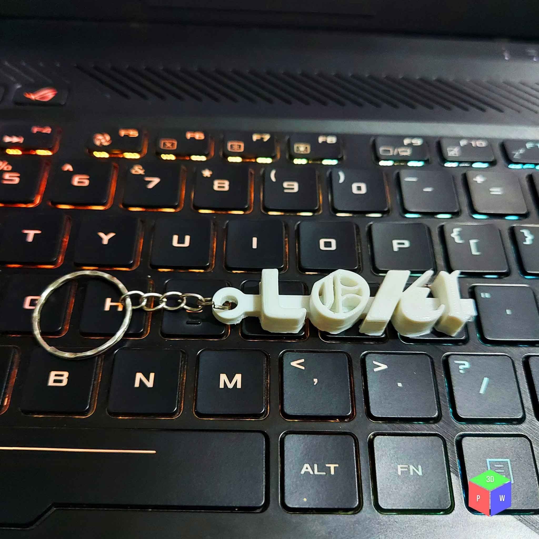 LOKI KEYRING SET OF 5 3D print model_4