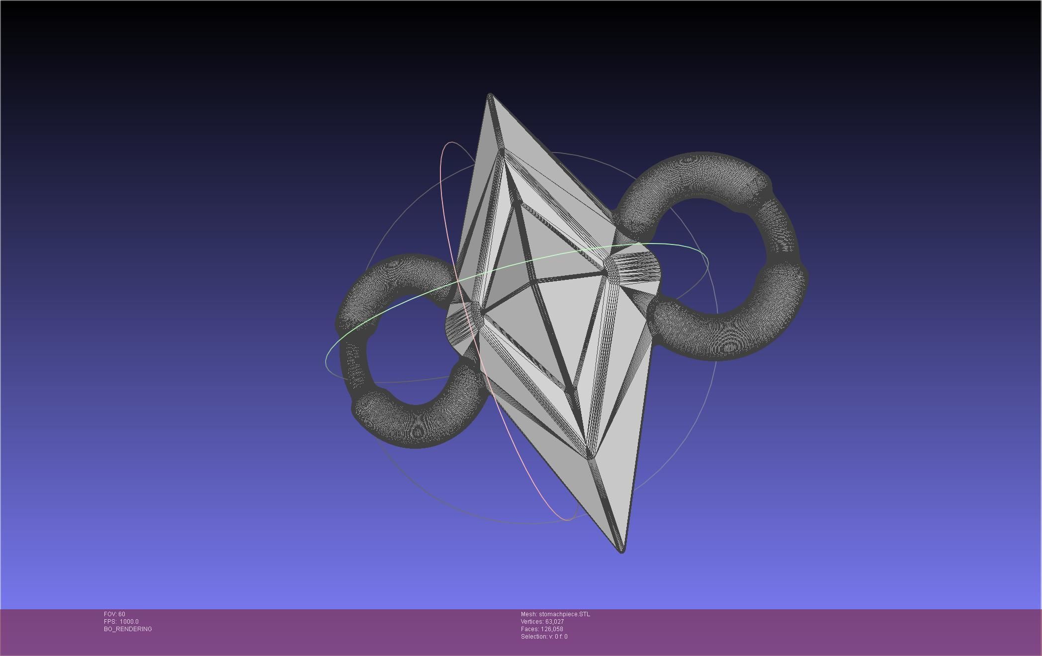 Final Fantasy XIV Dancer Chest Ornament Pieces 3D print model_40