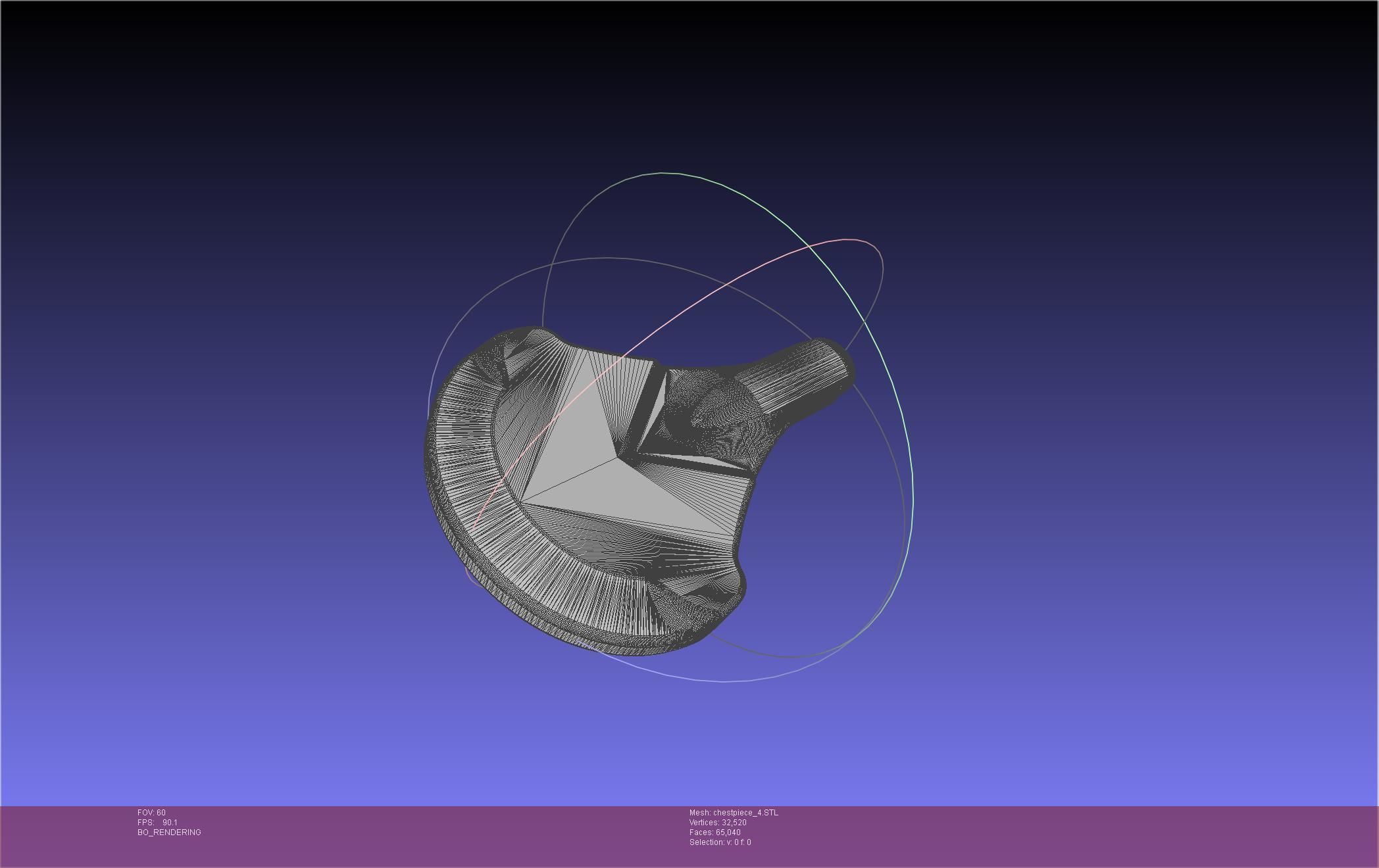 Final Fantasy XIV Dancer Chest Ornament Pieces 3D print model_47