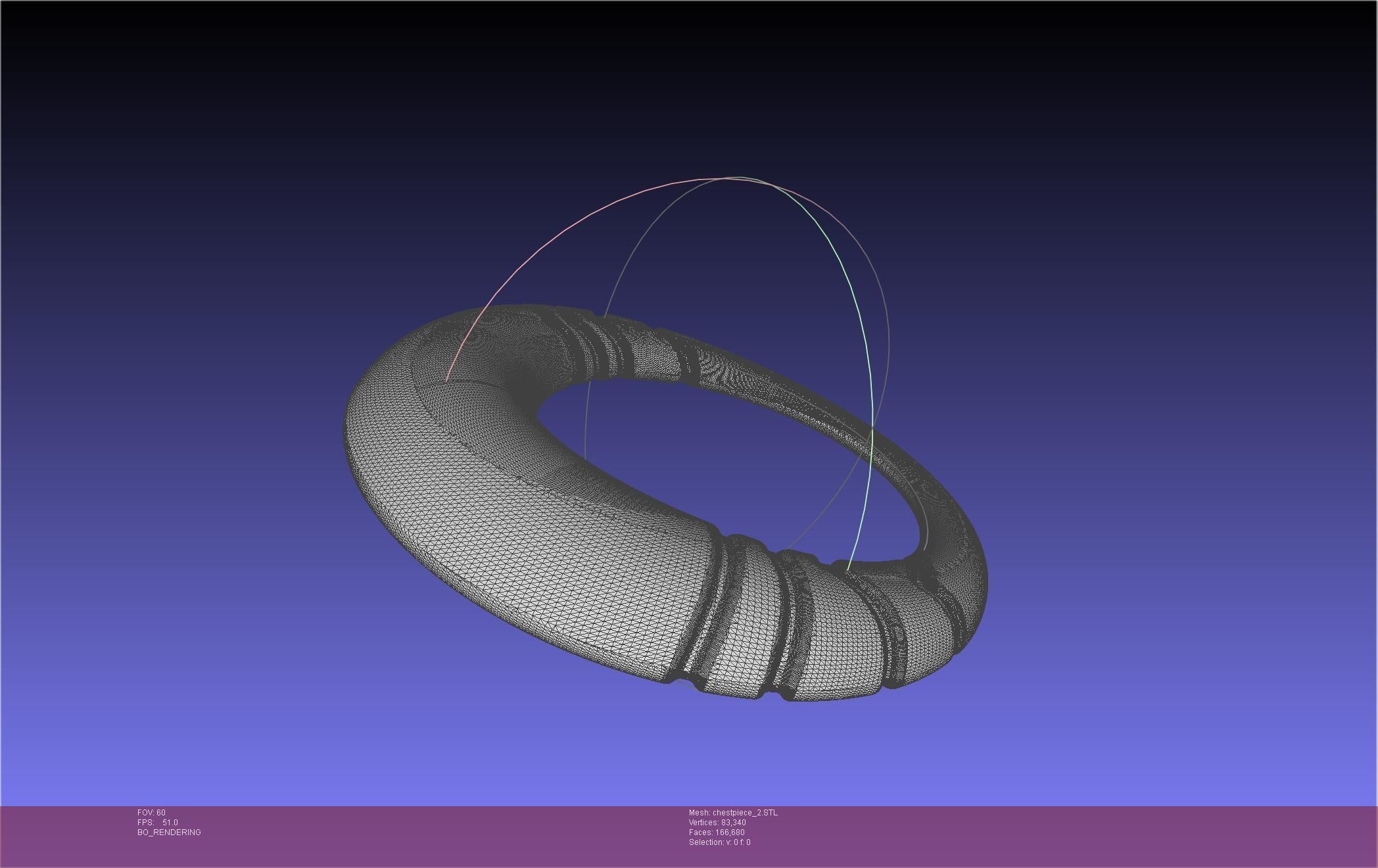 Final Fantasy XIV Dancer Chest Ornament Pieces 3D print model_21