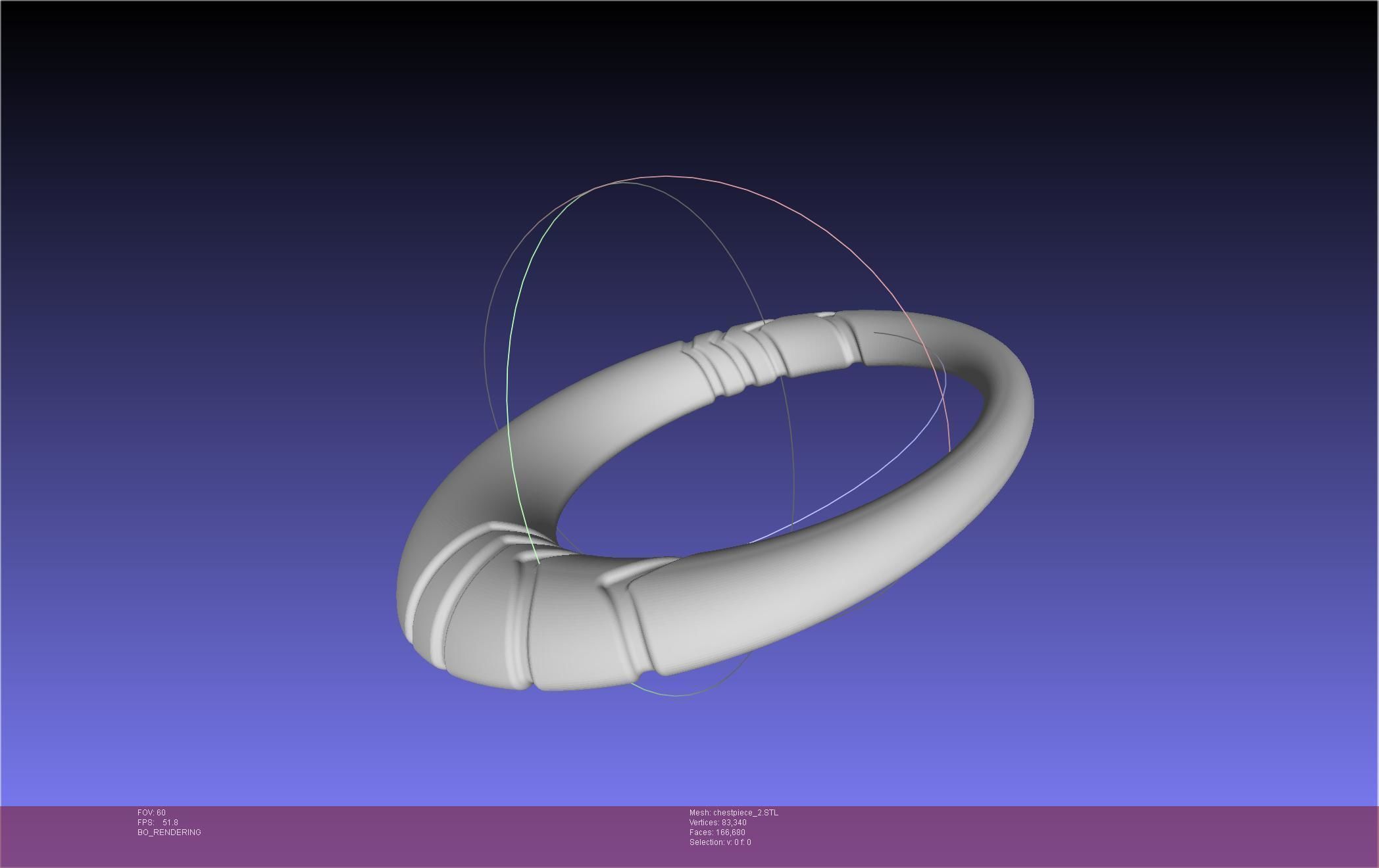 Final Fantasy XIV Dancer Chest Ornament Pieces 3D print model_19