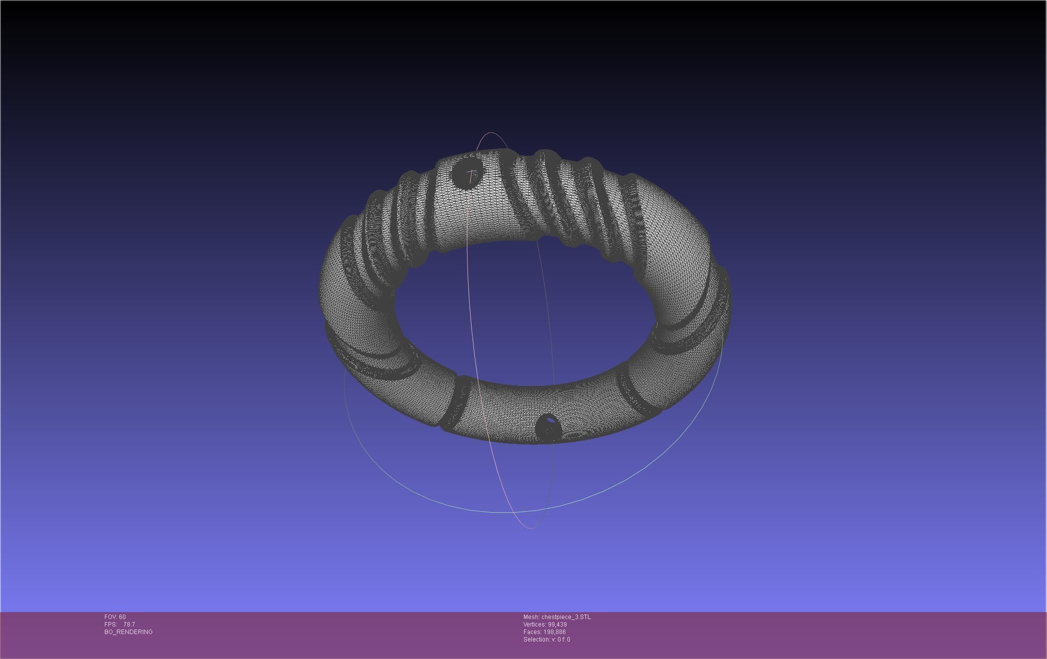 Final Fantasy XIV Dancer Chest Ornament Pieces 3D print model_57