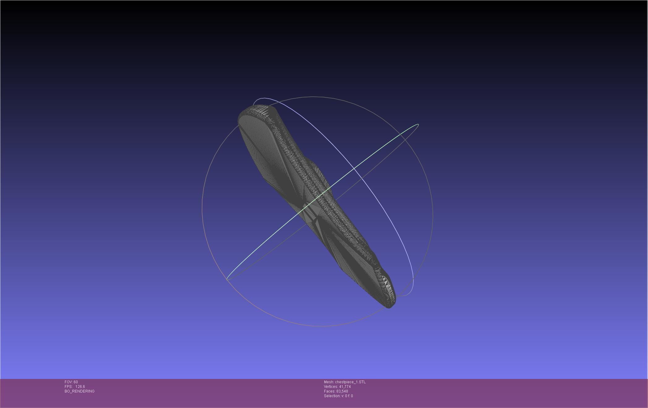 Final Fantasy XIV Dancer Chest Ornament Pieces 3D print model_11