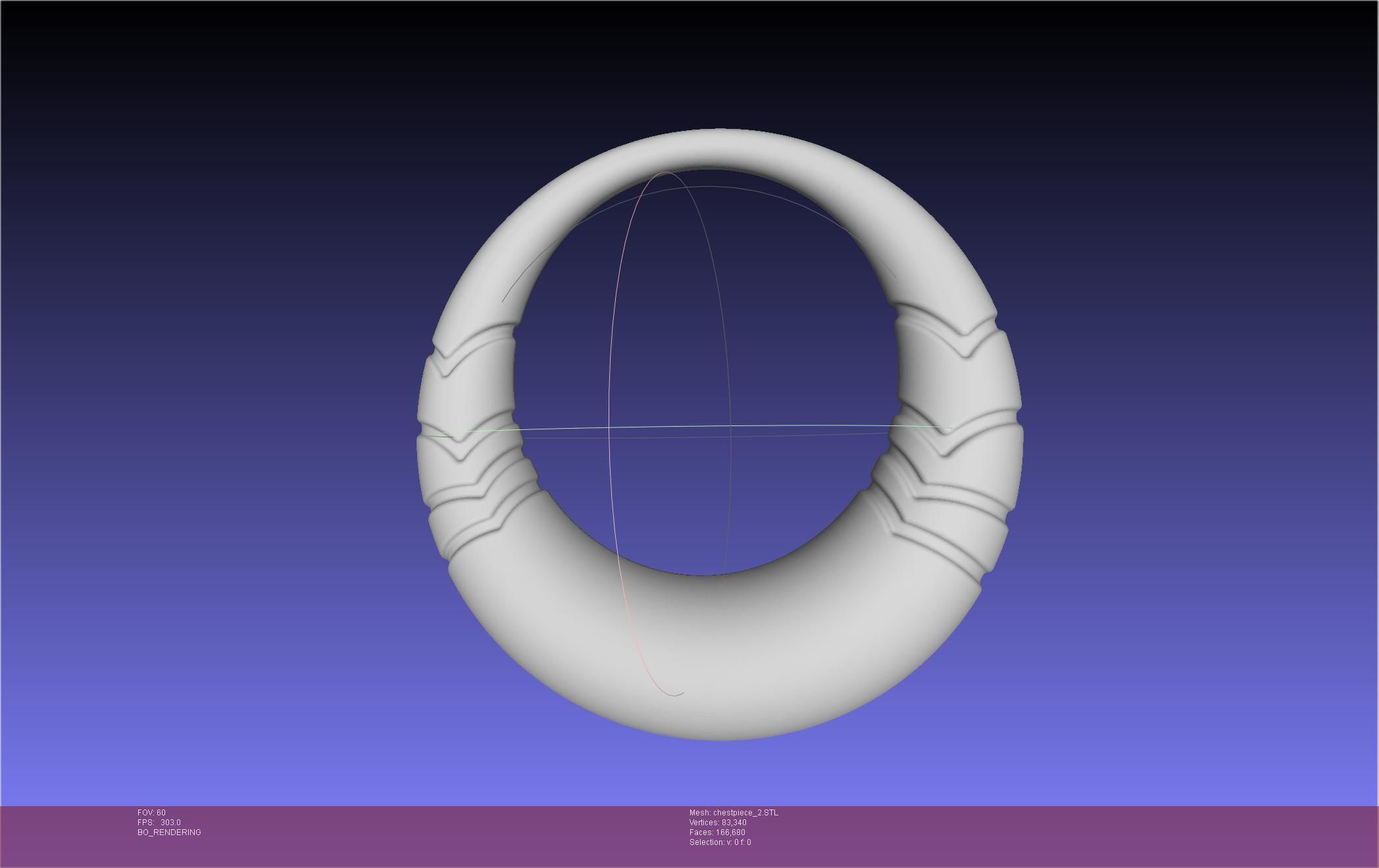 Final Fantasy XIV Dancer Chest Ornament Pieces 3D print model_1