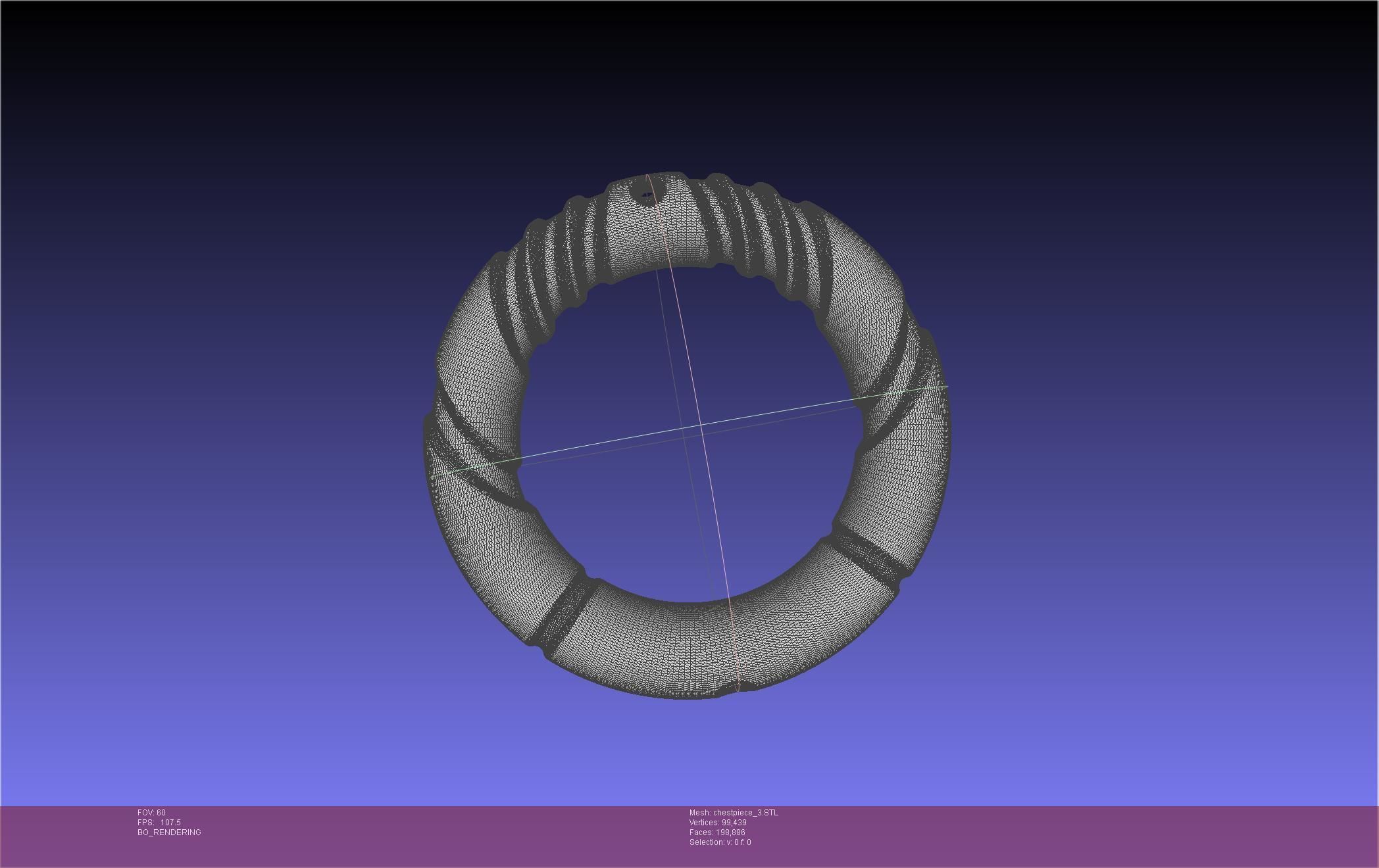 Final Fantasy XIV Dancer Chest Ornament Pieces 3D print model_60