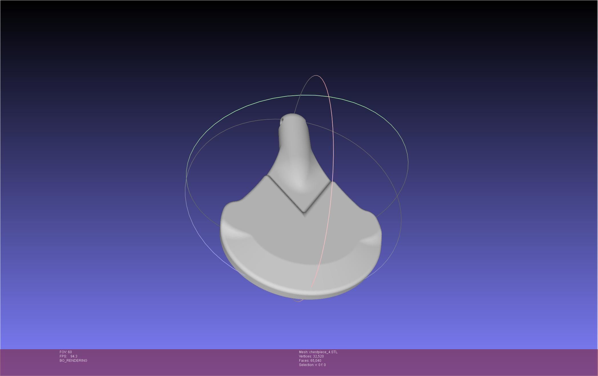 Final Fantasy XIV Dancer Chest Ornament Pieces 3D print model_43