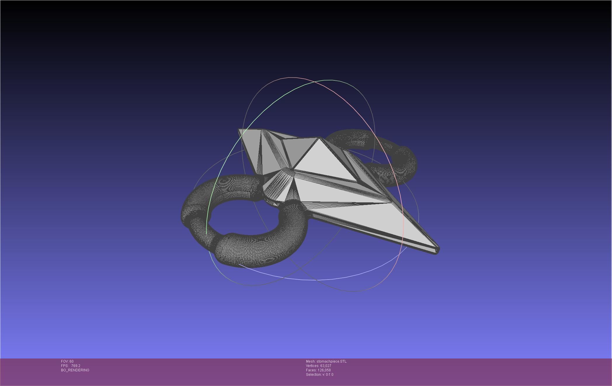 Final Fantasy XIV Dancer Chest Ornament Pieces 3D print model_37