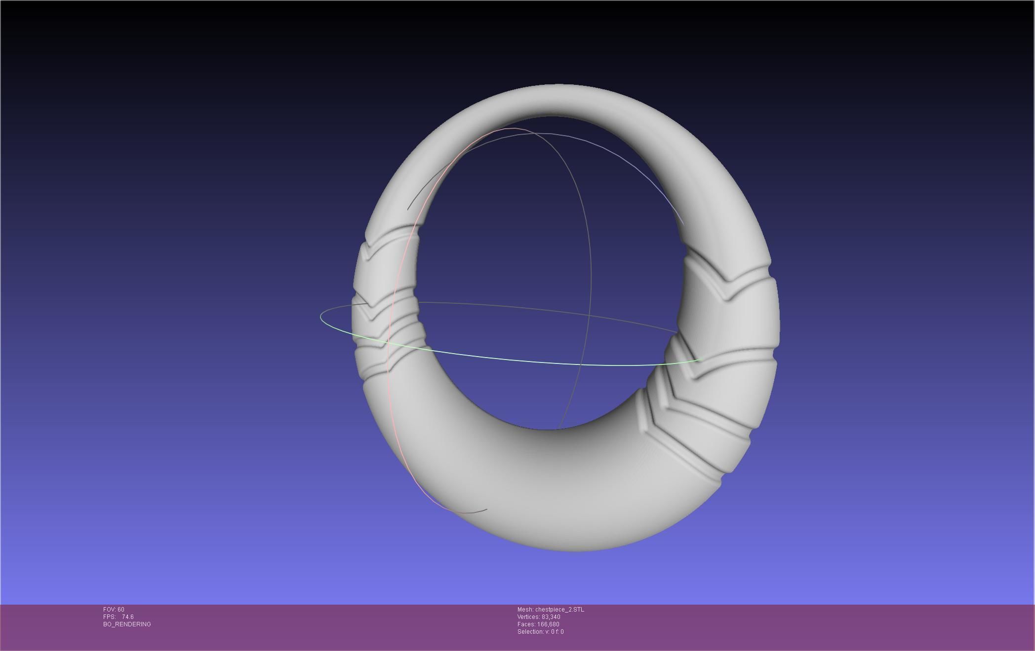 Final Fantasy XIV Dancer Chest Ornament Pieces 3D print model_16