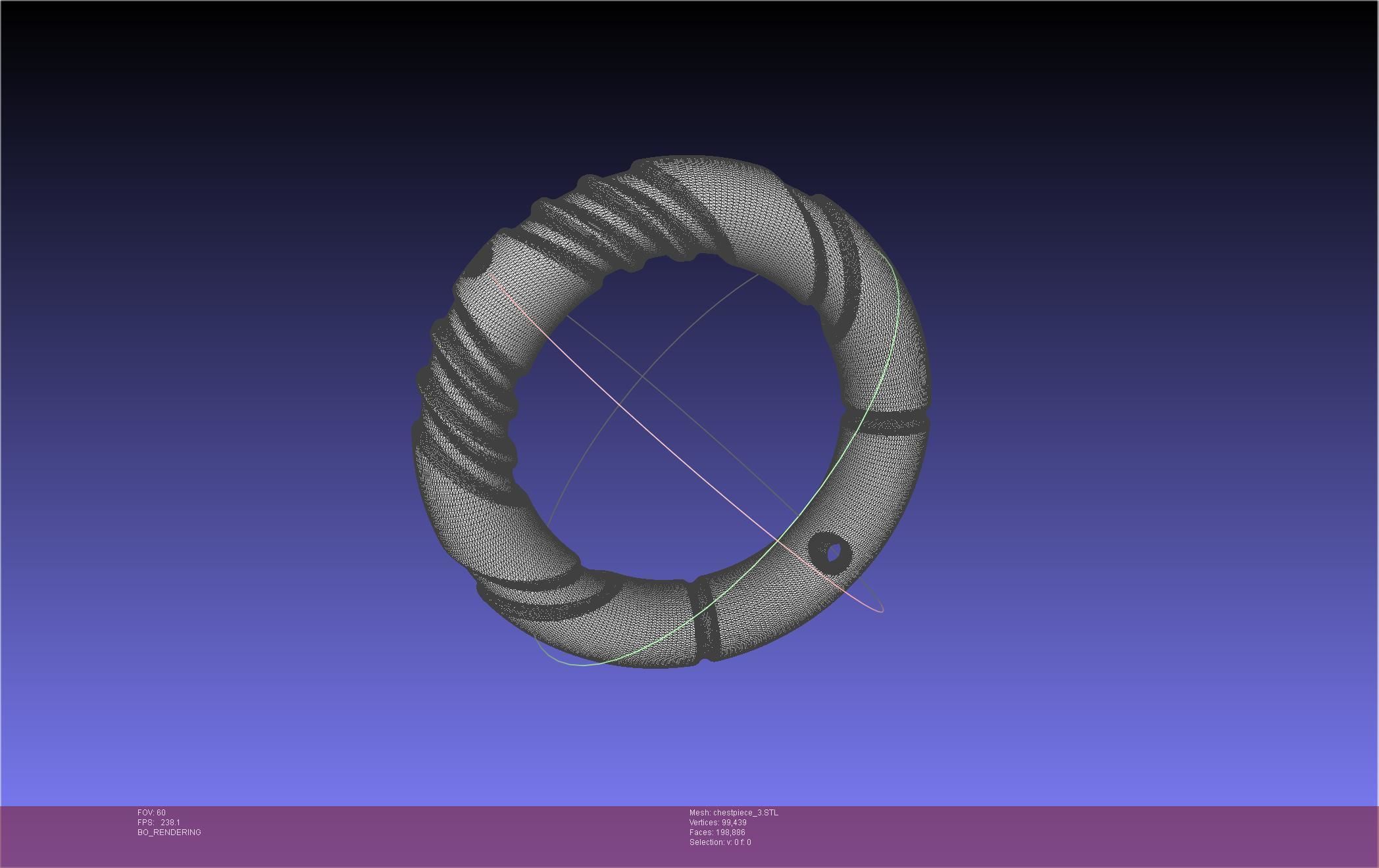 Final Fantasy XIV Dancer Chest Ornament Pieces 3D print model_63