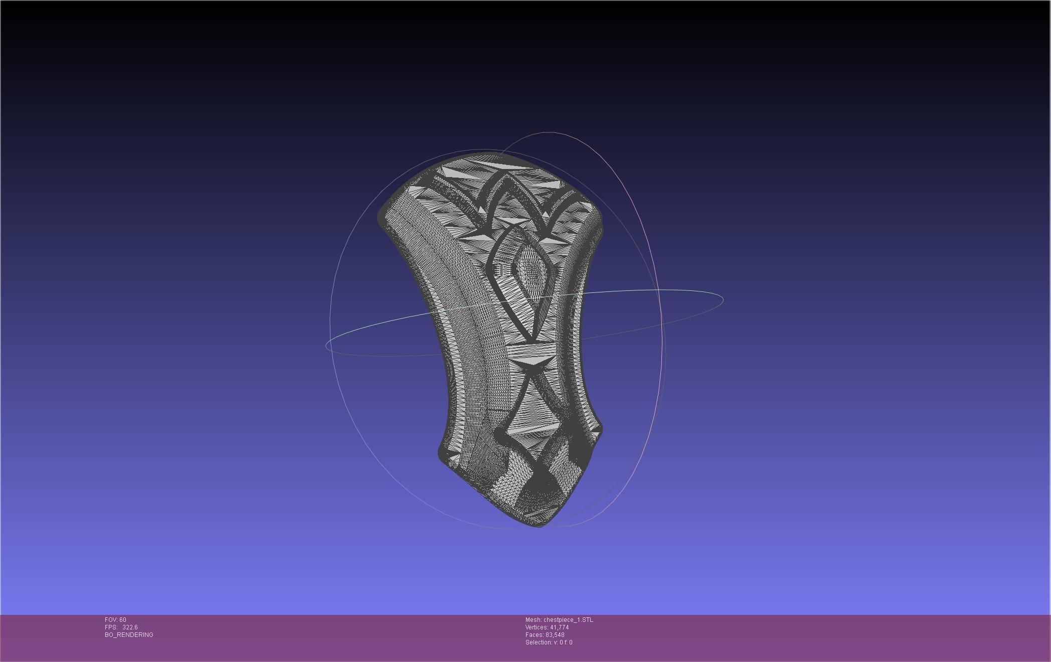 Final Fantasy XIV Dancer Chest Ornament Pieces 3D print model_10