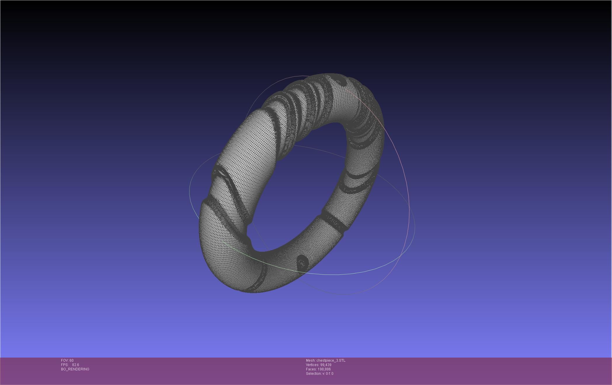 Final Fantasy XIV Dancer Chest Ornament Pieces 3D print model_58