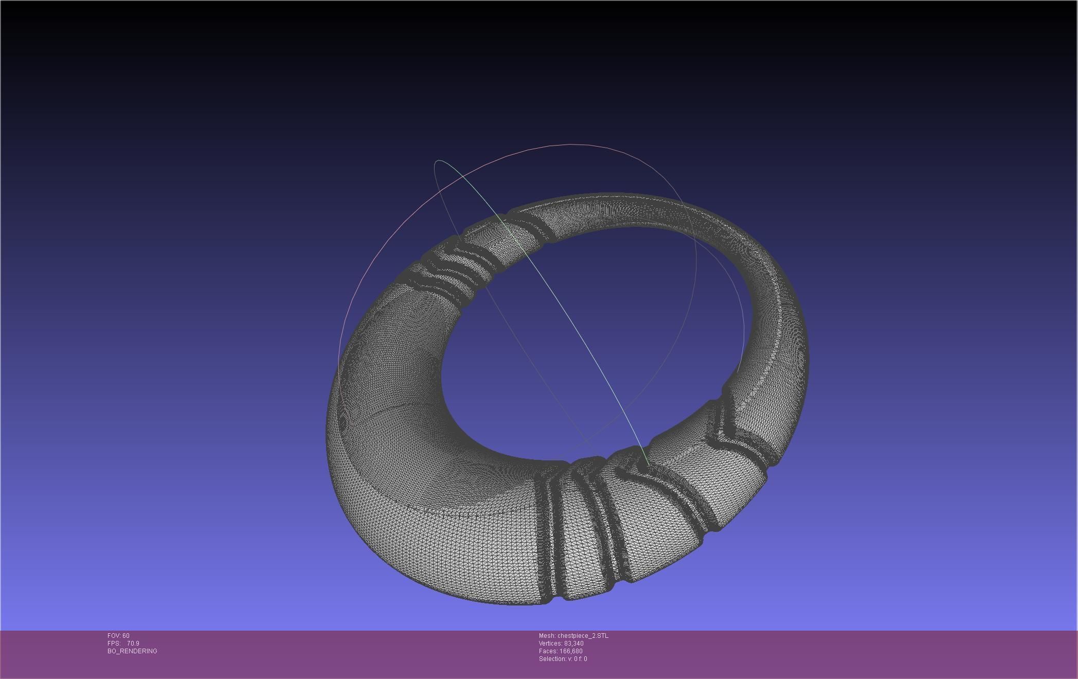 Final Fantasy XIV Dancer Chest Ornament Pieces 3D print model_27