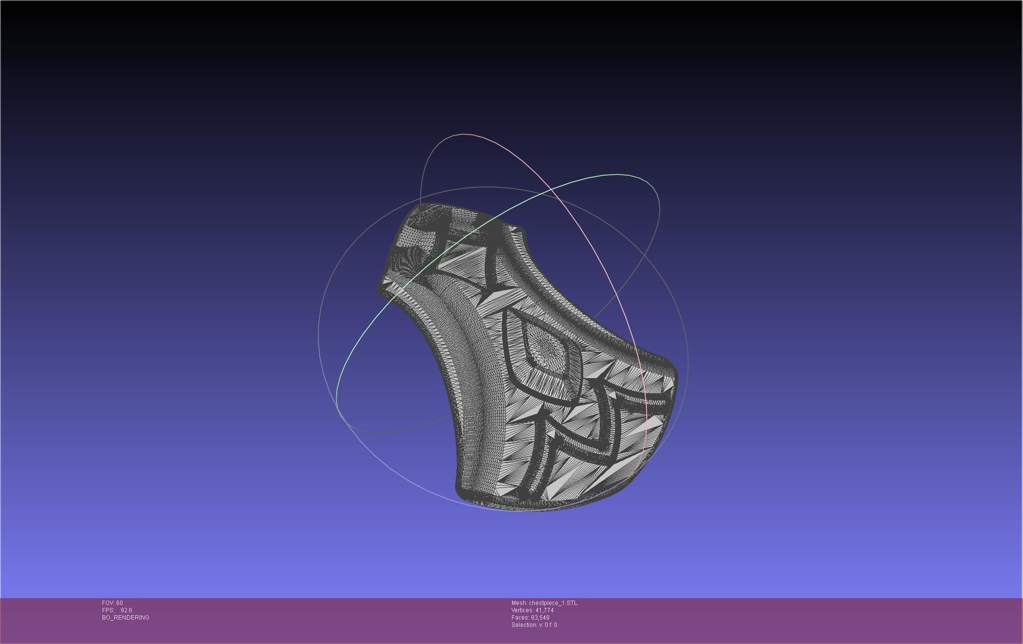 Final Fantasy XIV Dancer Chest Ornament Pieces 3D print model_13