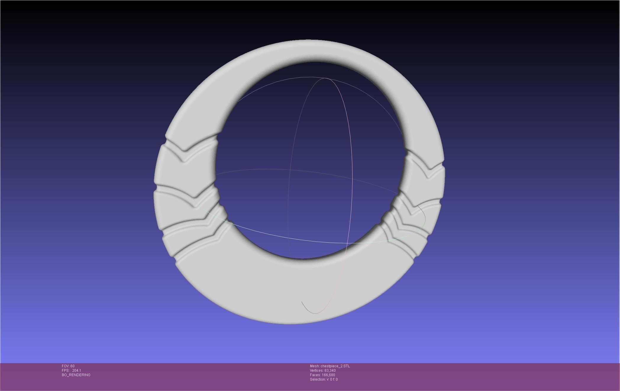 Final Fantasy XIV Dancer Chest Ornament Pieces 3D print model_18