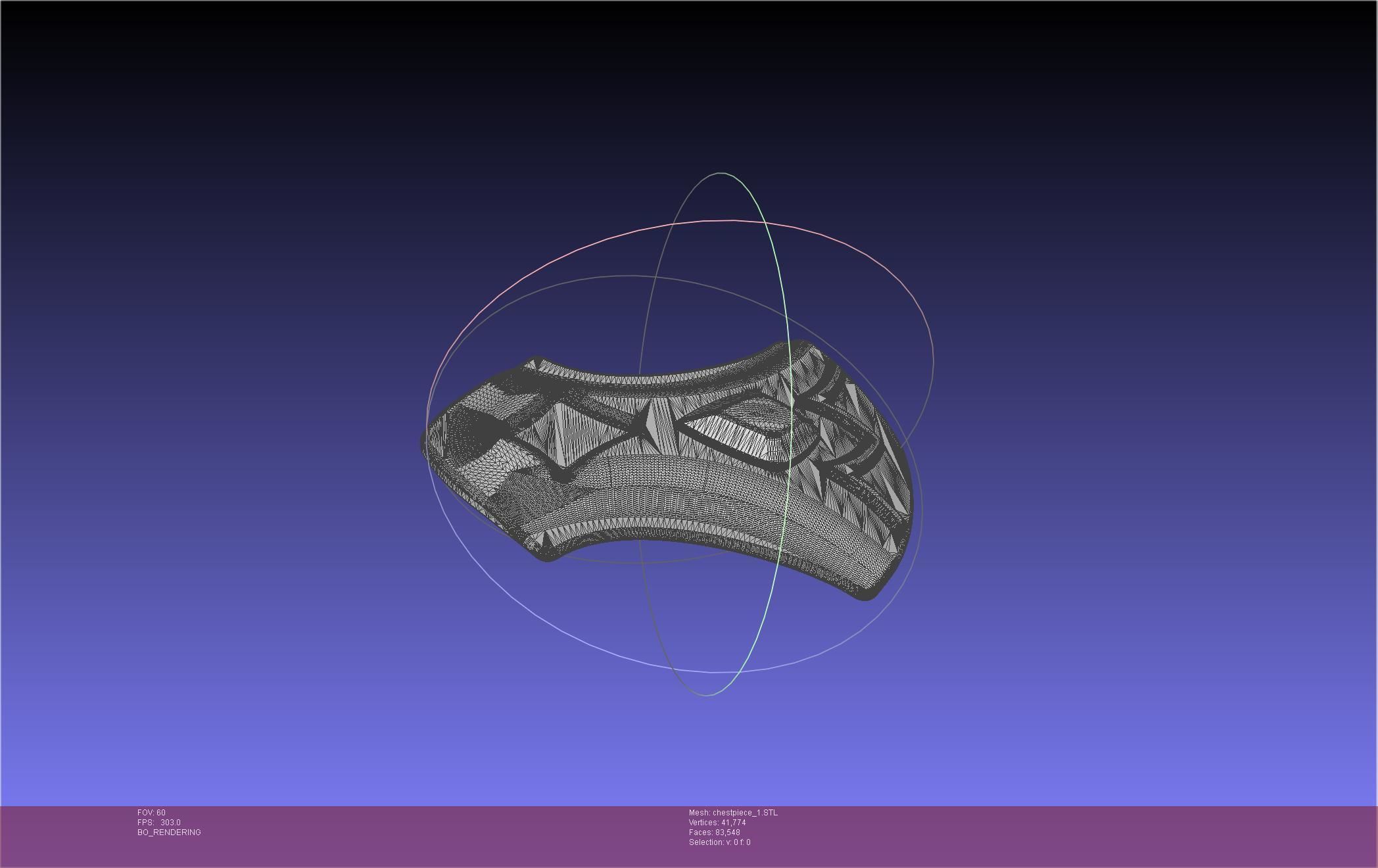 Final Fantasy XIV Dancer Chest Ornament Pieces 3D print model_14