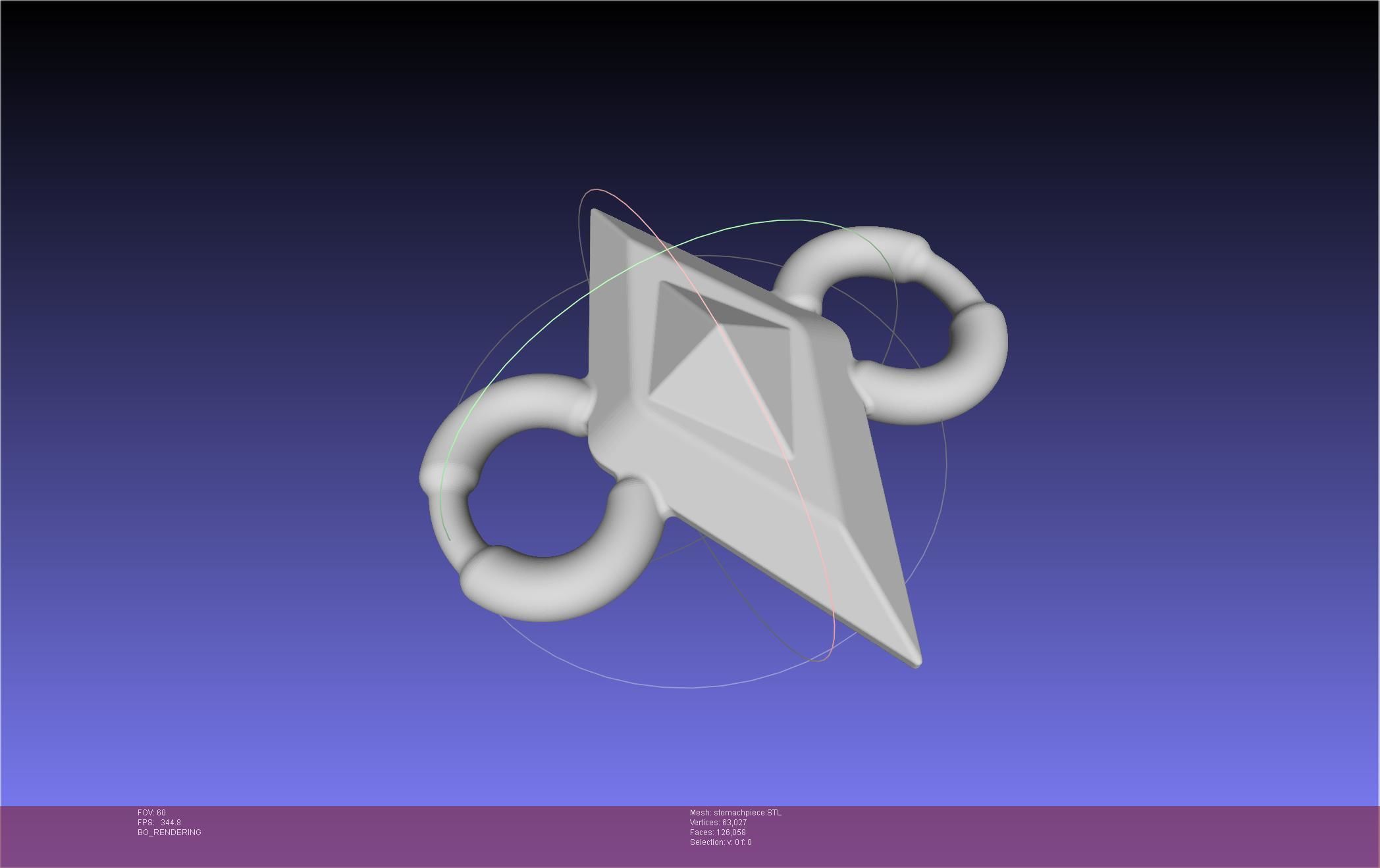 Final Fantasy XIV Dancer Chest Ornament Pieces 3D print model_30