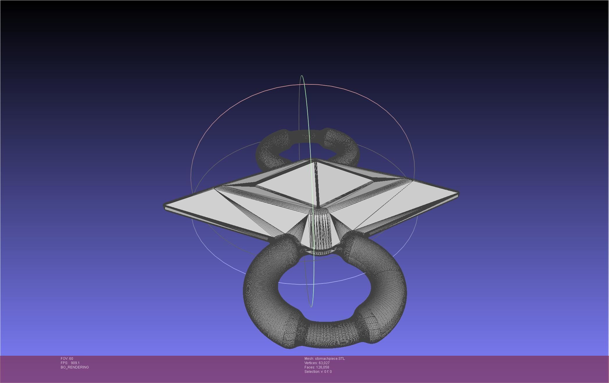 Final Fantasy XIV Dancer Chest Ornament Pieces 3D print model_38