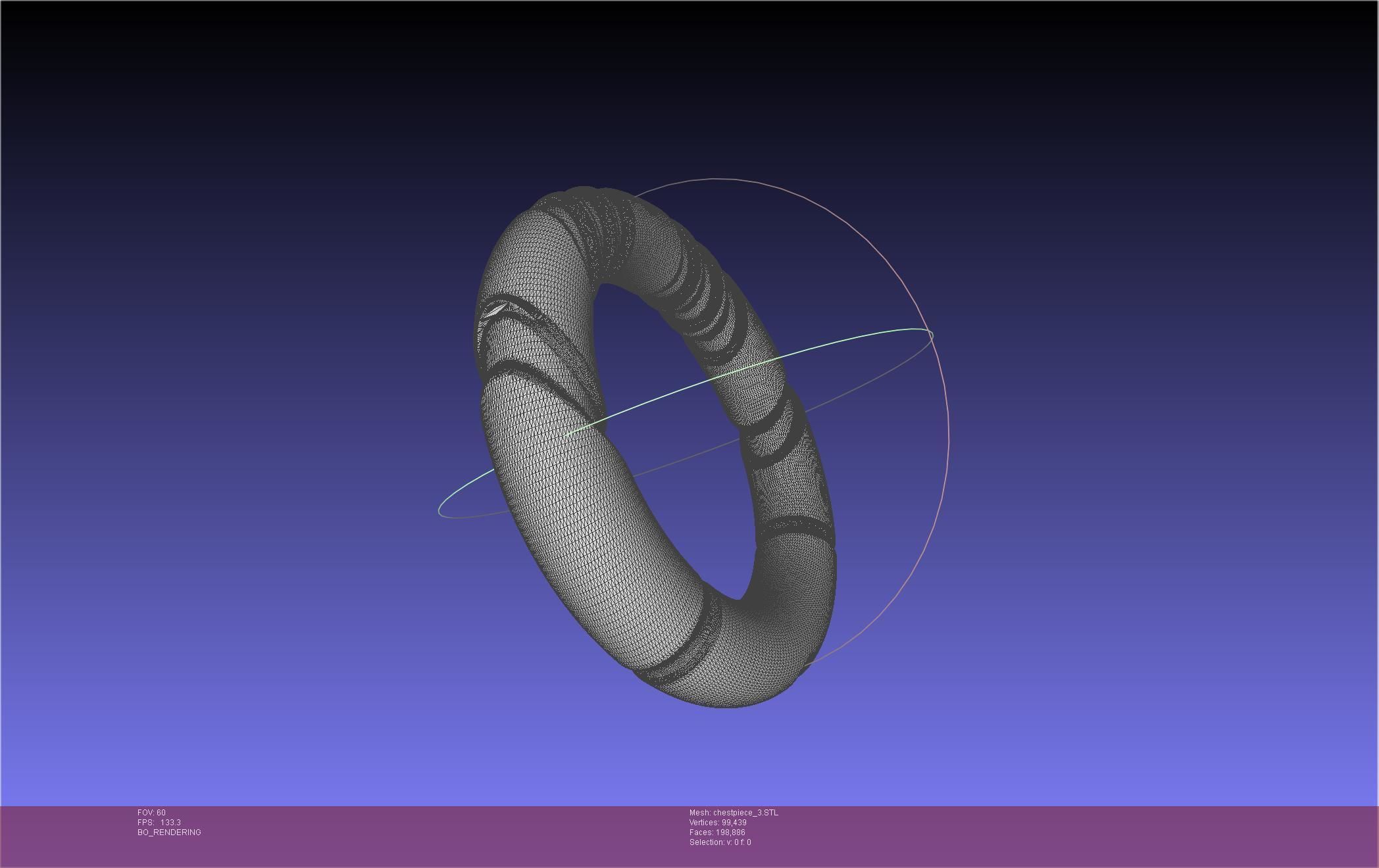 Final Fantasy XIV Dancer Chest Ornament Pieces 3D print model_62