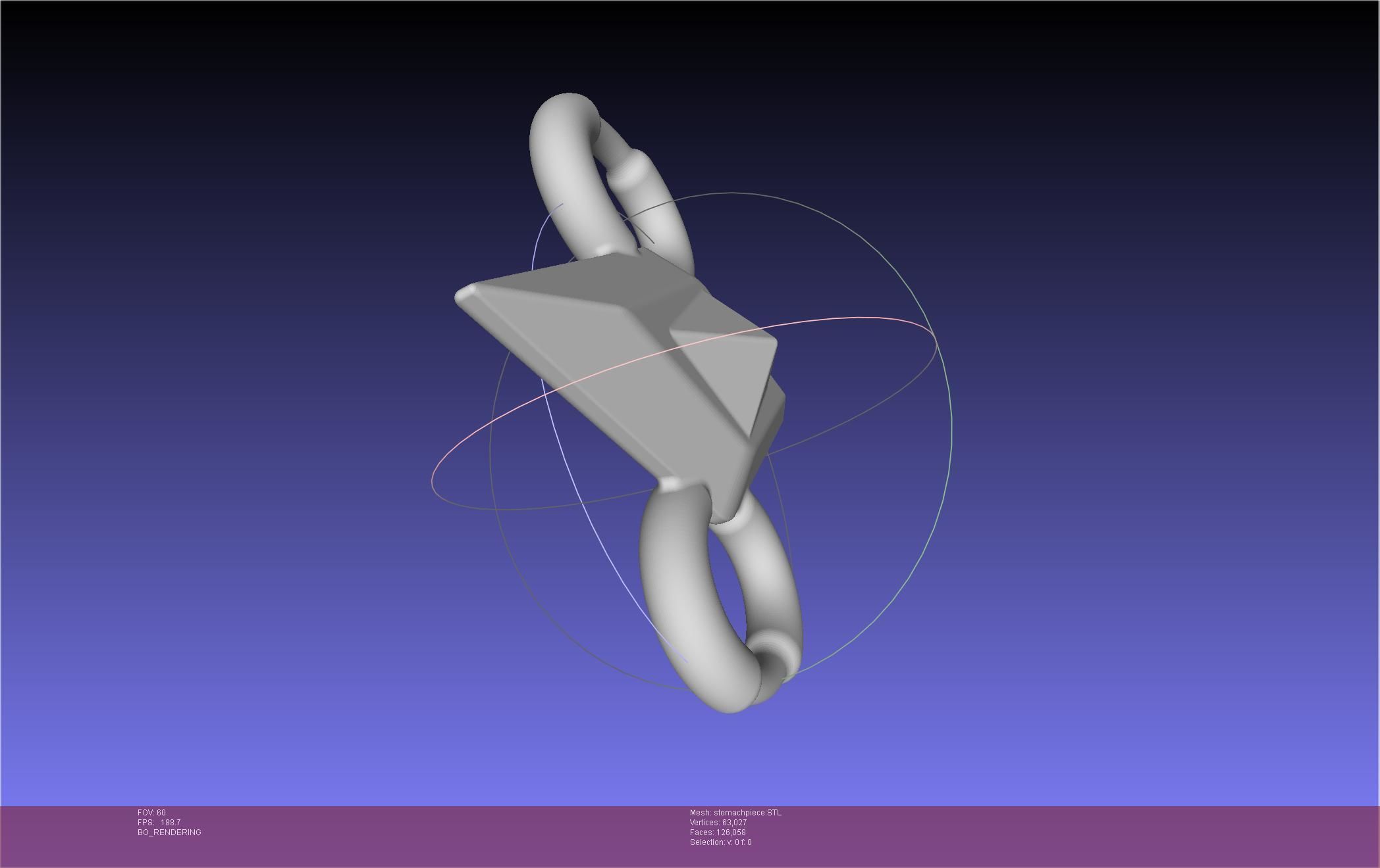 Final Fantasy XIV Dancer Chest Ornament Pieces 3D print model_34