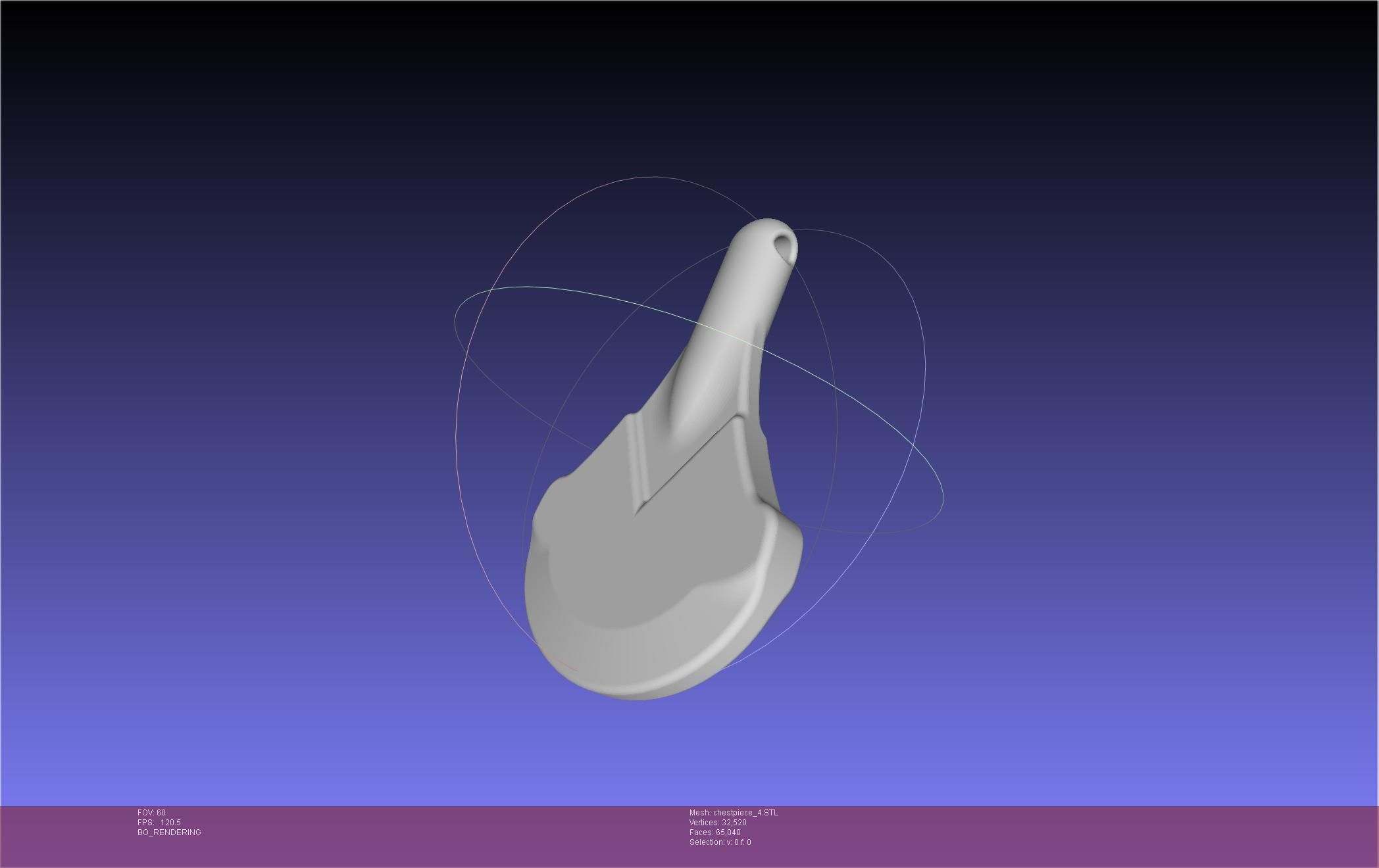 Final Fantasy XIV Dancer Chest Ornament Pieces 3D print model_3