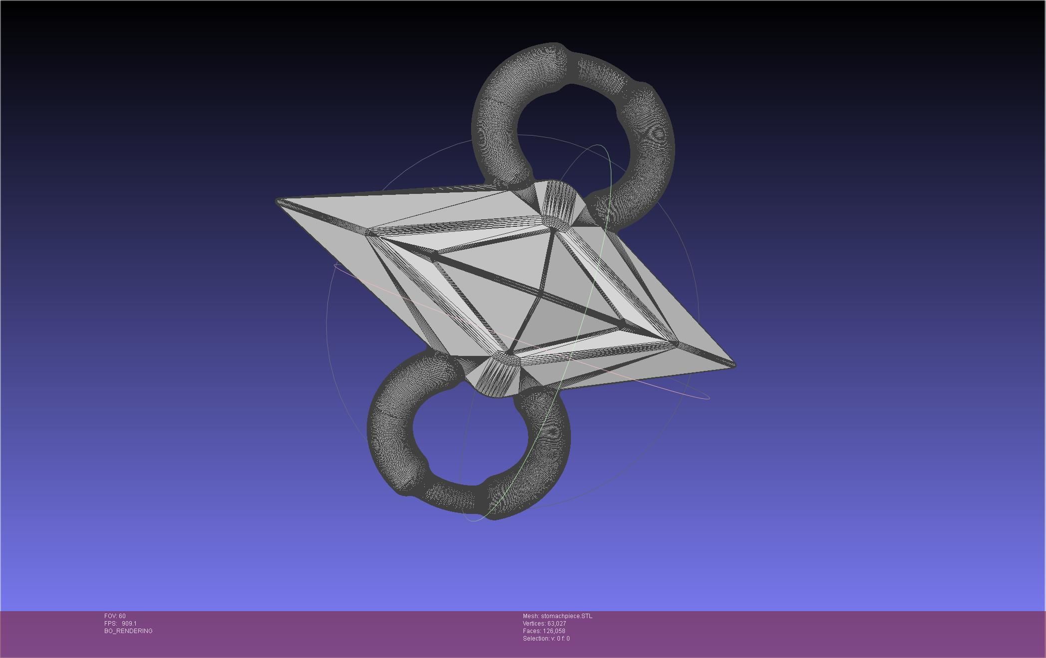 Final Fantasy XIV Dancer Chest Ornament Pieces 3D print model_35