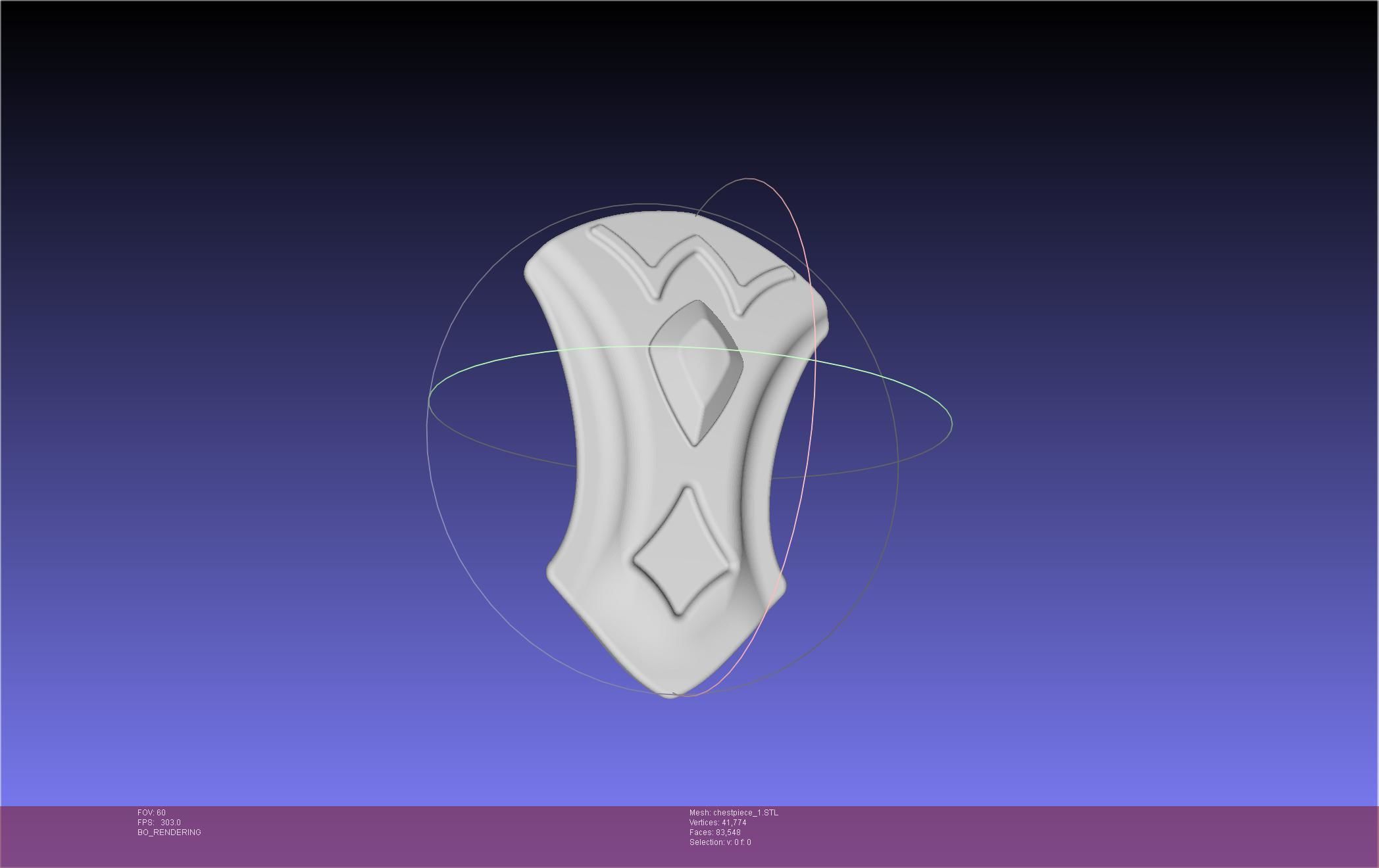 Final Fantasy XIV Dancer Chest Ornament Pieces 3D print model_5