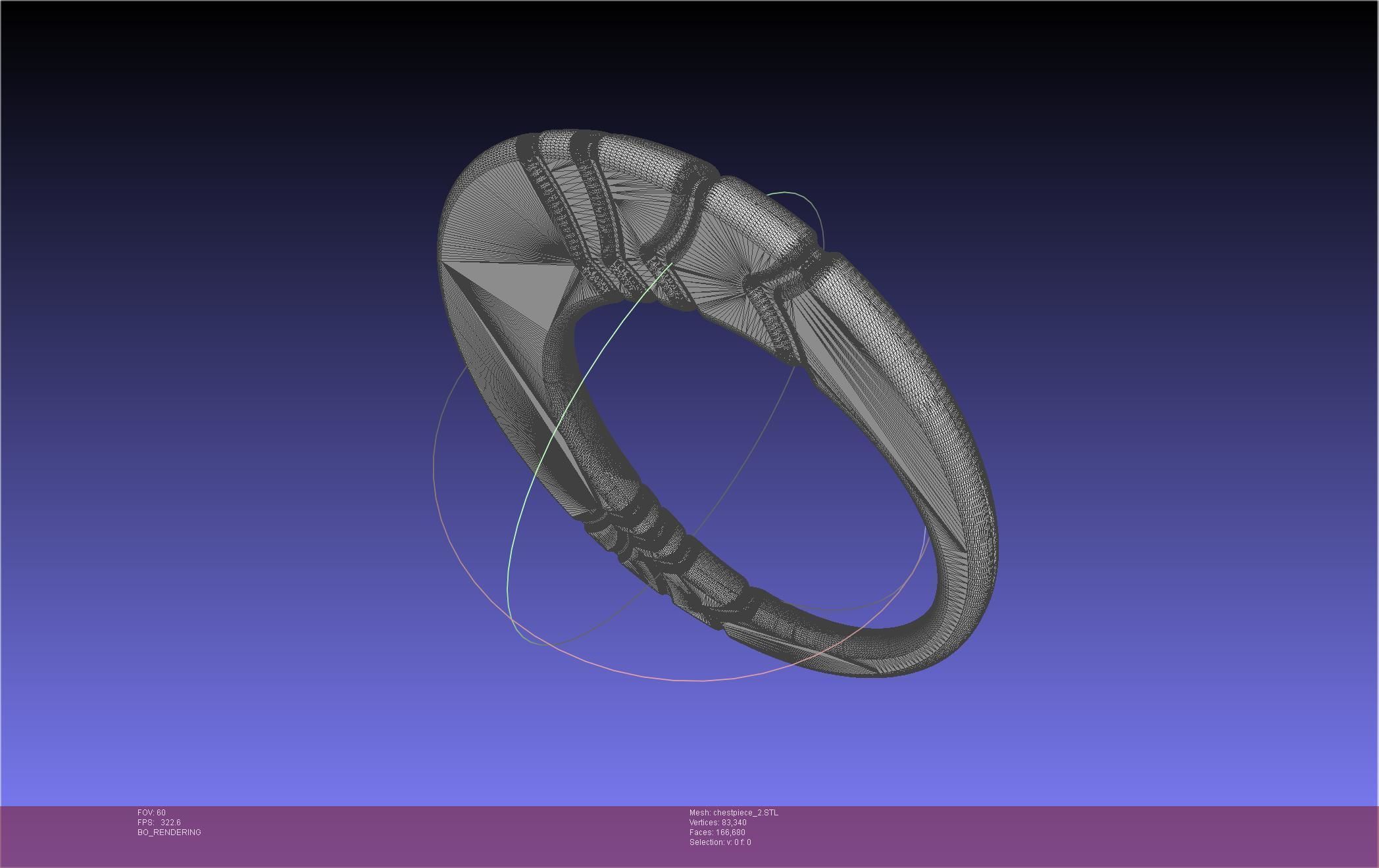 Final Fantasy XIV Dancer Chest Ornament Pieces 3D print model_23