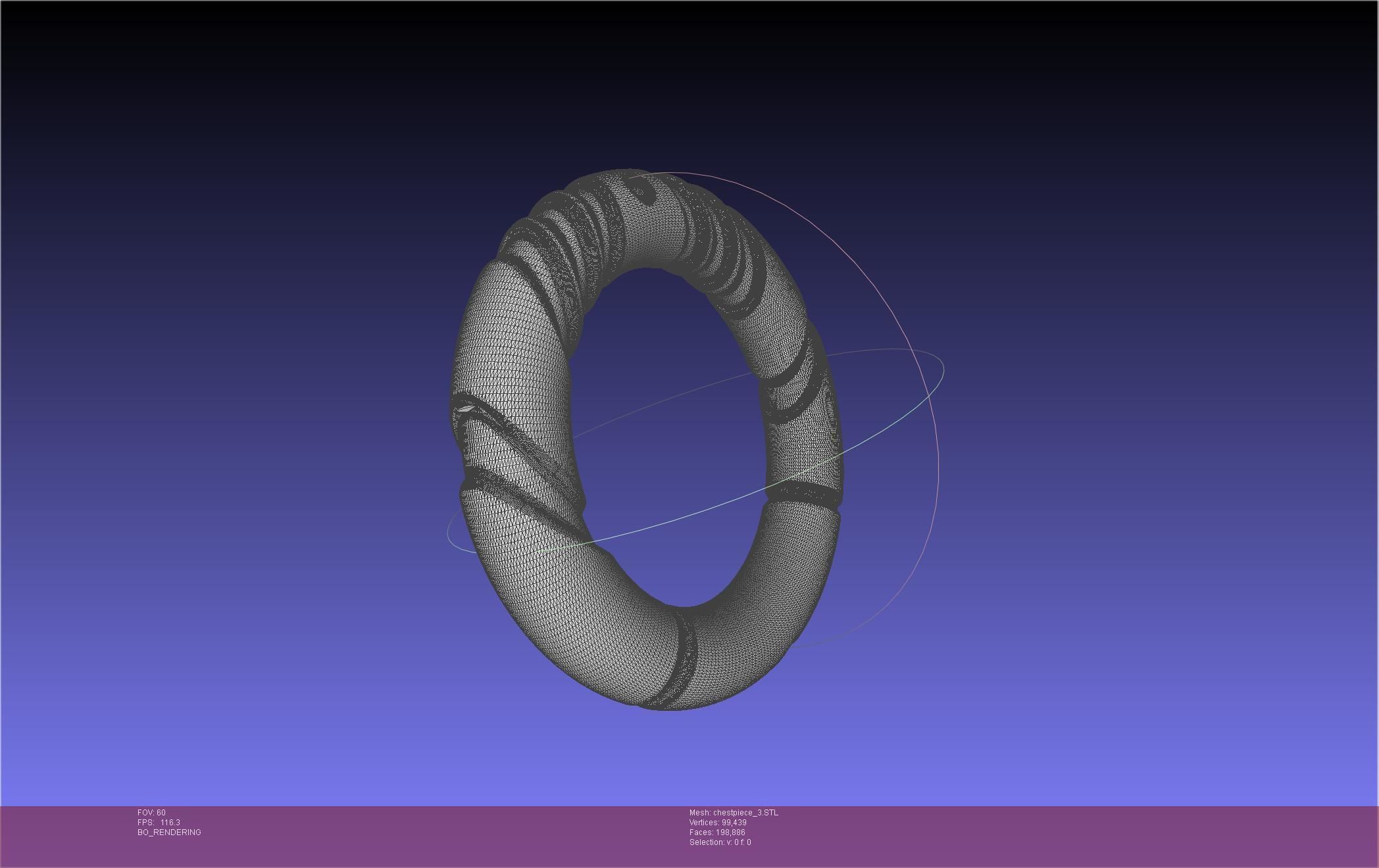 Final Fantasy XIV Dancer Chest Ornament Pieces 3D print model_61