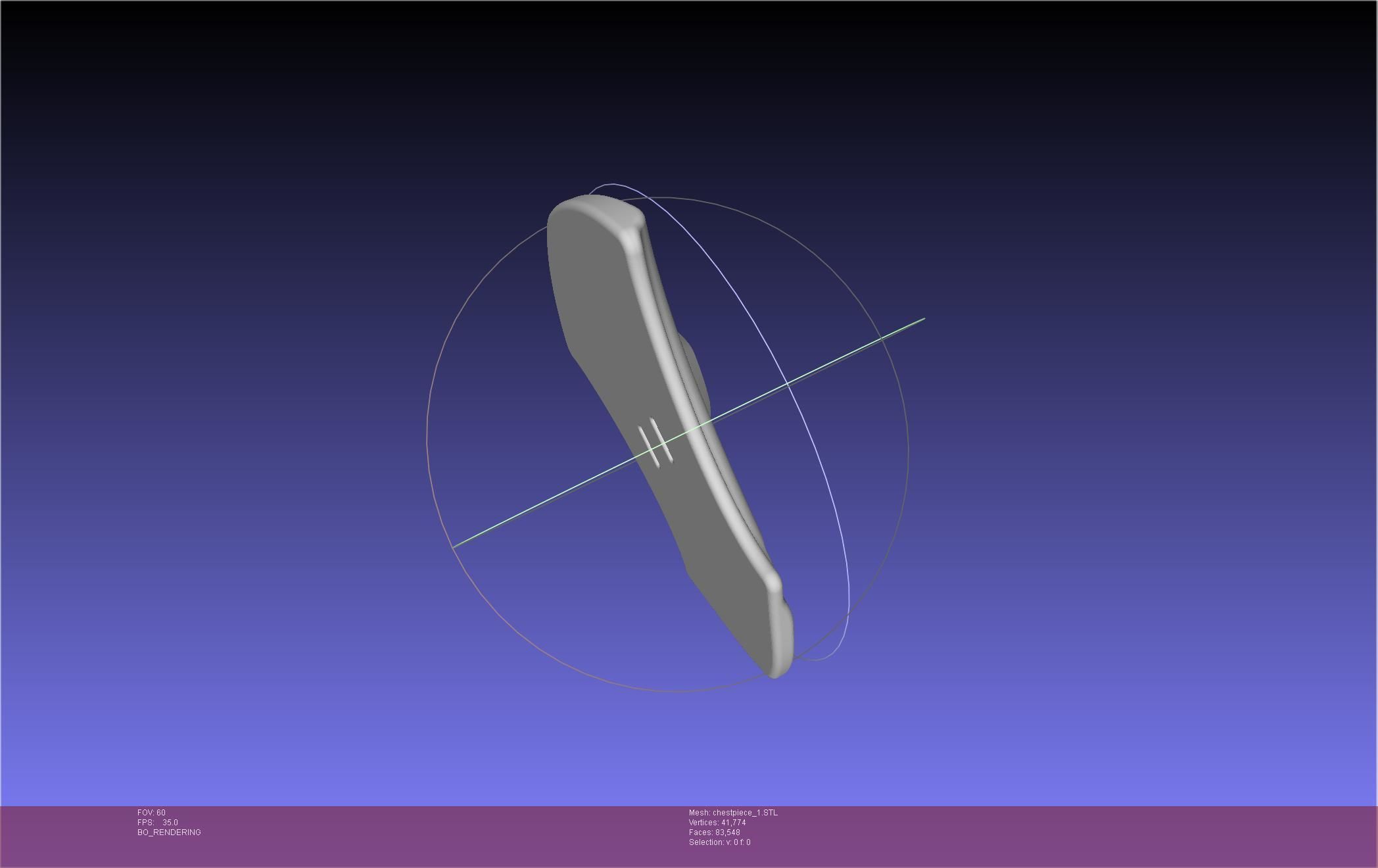 Final Fantasy XIV Dancer Chest Ornament Pieces 3D print model_6