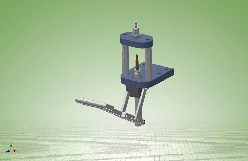 Reloading Press Free 3D model_0