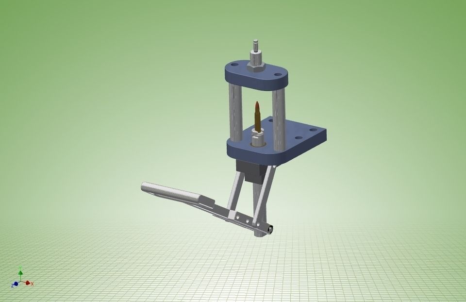 Reloading Press free 3D model CGTrader