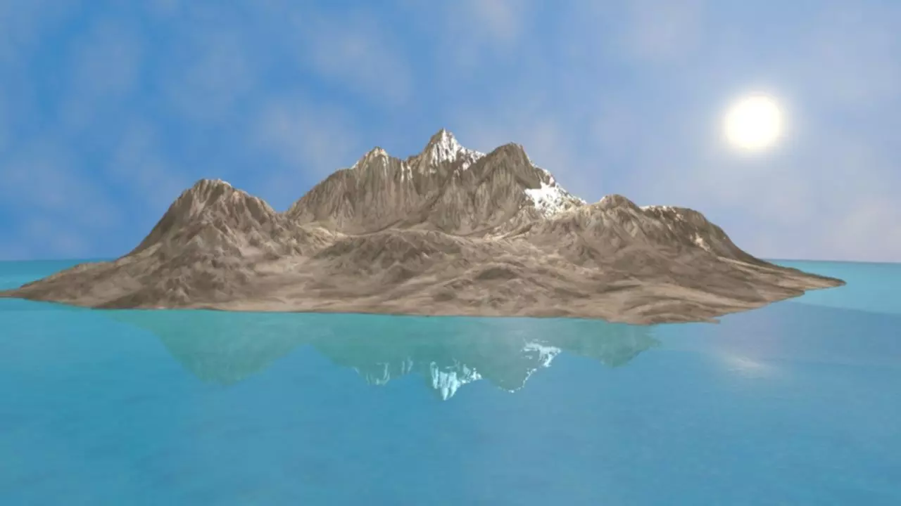 NMA  Island Rock 002 Desert Preset 01 Low-poly 3D model_0