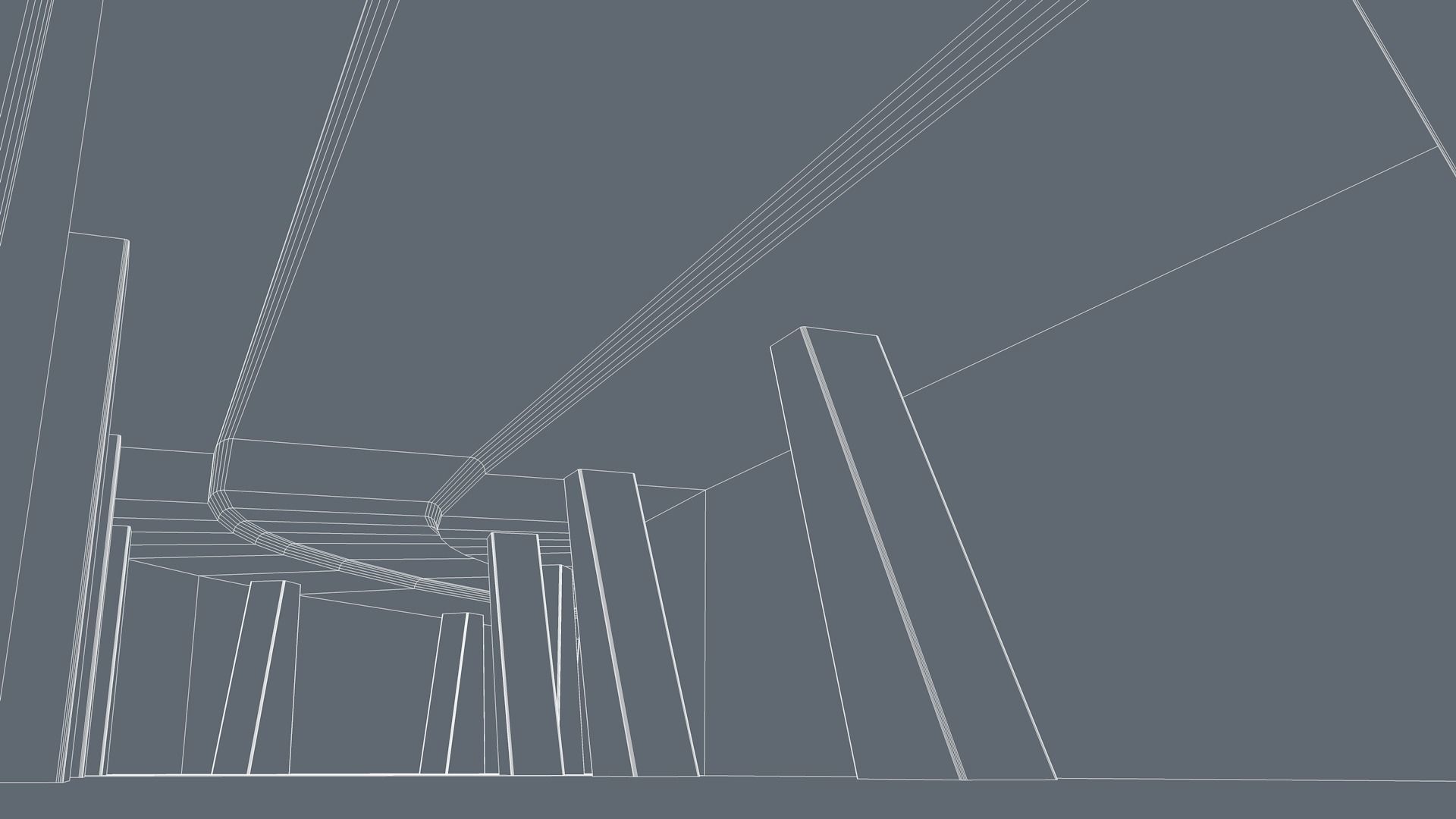 Sci Fi Tunnel 3D model_10