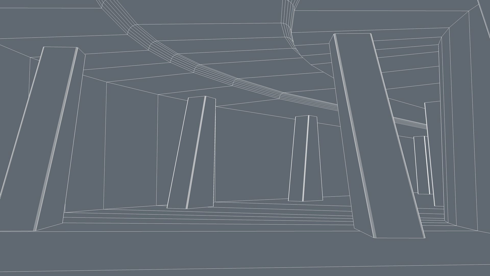 Sci Fi Tunnel 3D model_8