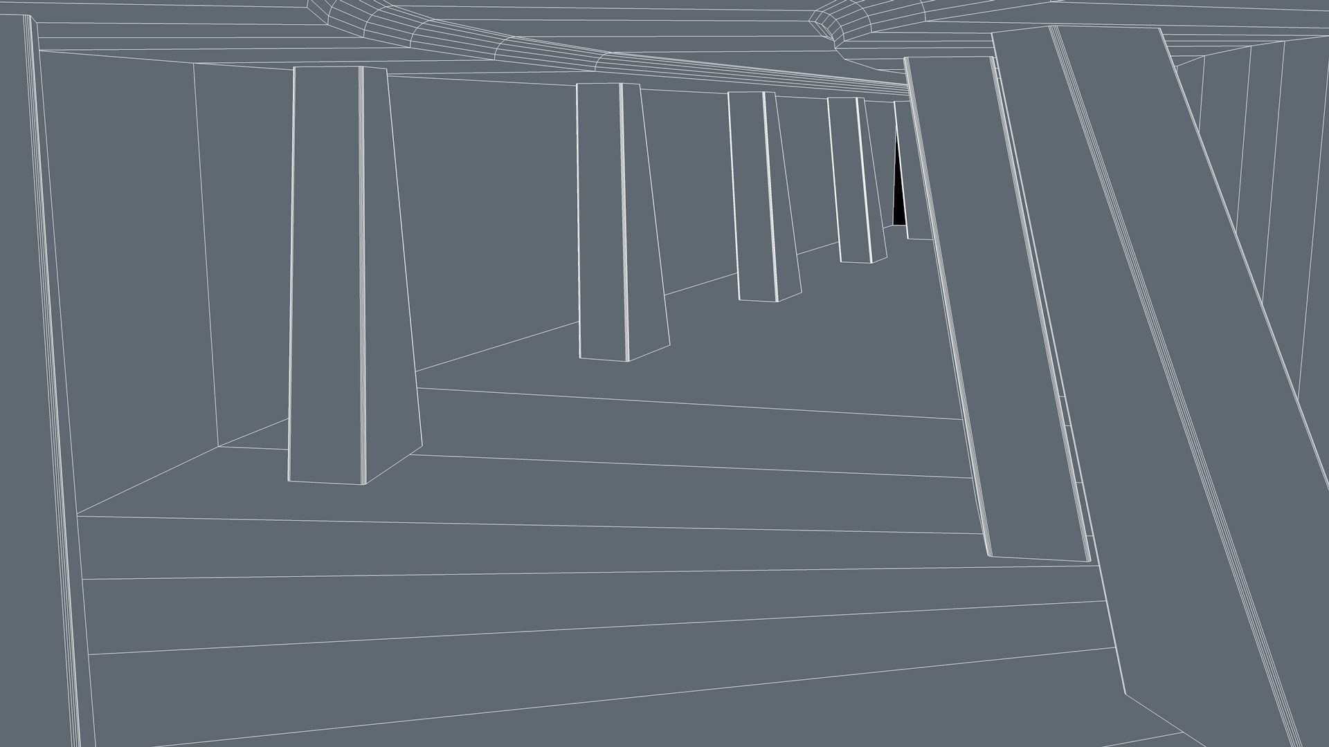 Sci Fi Tunnel 3D model_9