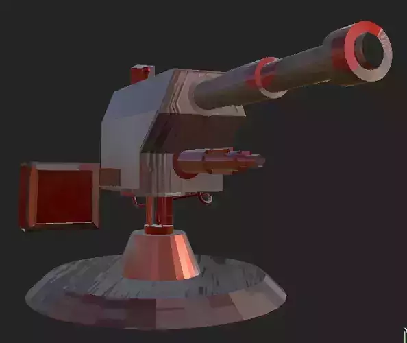 The turret gun