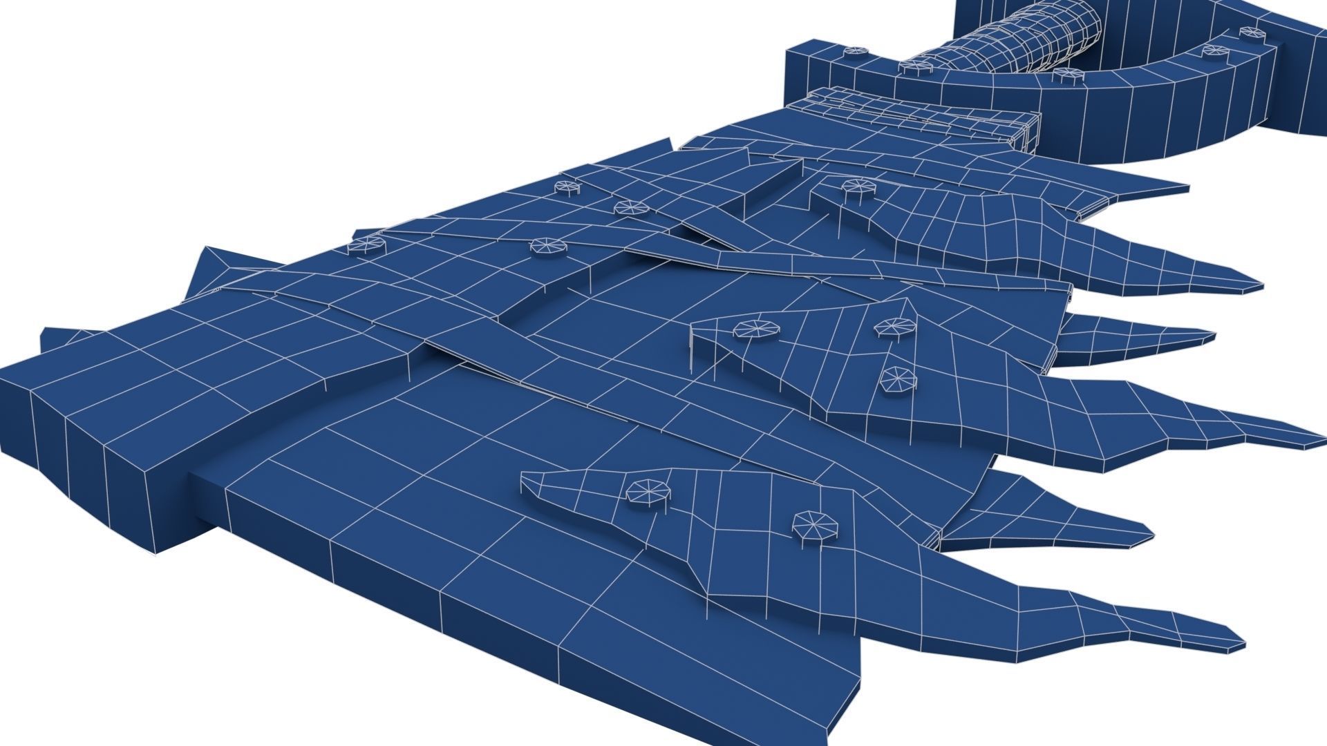 Orc Battle Axe 1 Low-poly 3D model_29