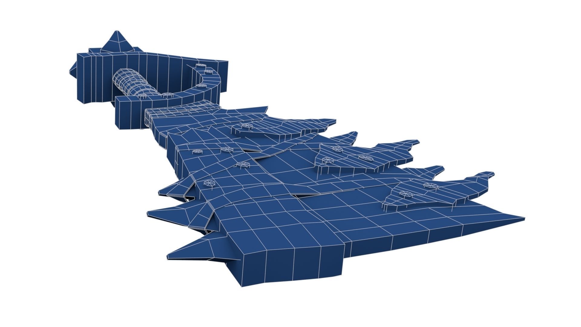 Orc Battle Axe 1 Low-poly 3D model_27