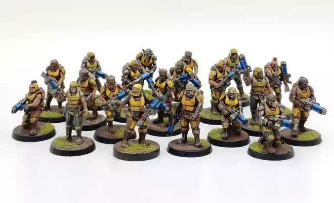 Cyberzerkers - Pulse Rifle Squads 3D print model