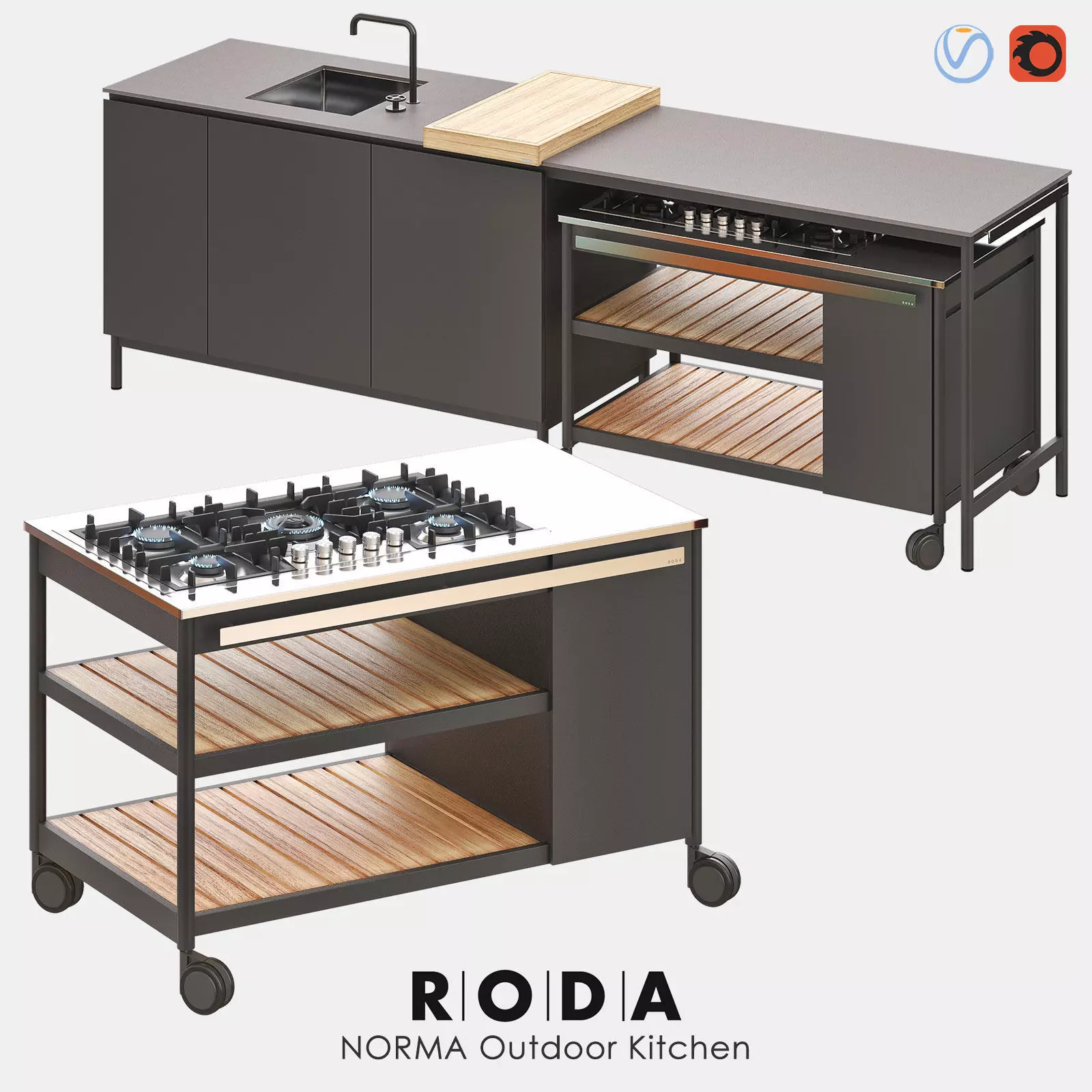 NORMA Outdoor Kitchen 3D model