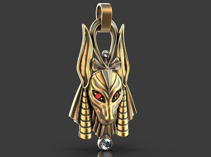 Anubis pendant 3D print model