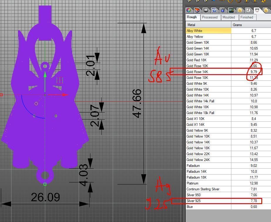 Anubis pendant 3D print model_8