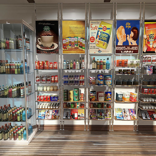Grocery - Convenient Store Scene 3D model 3
