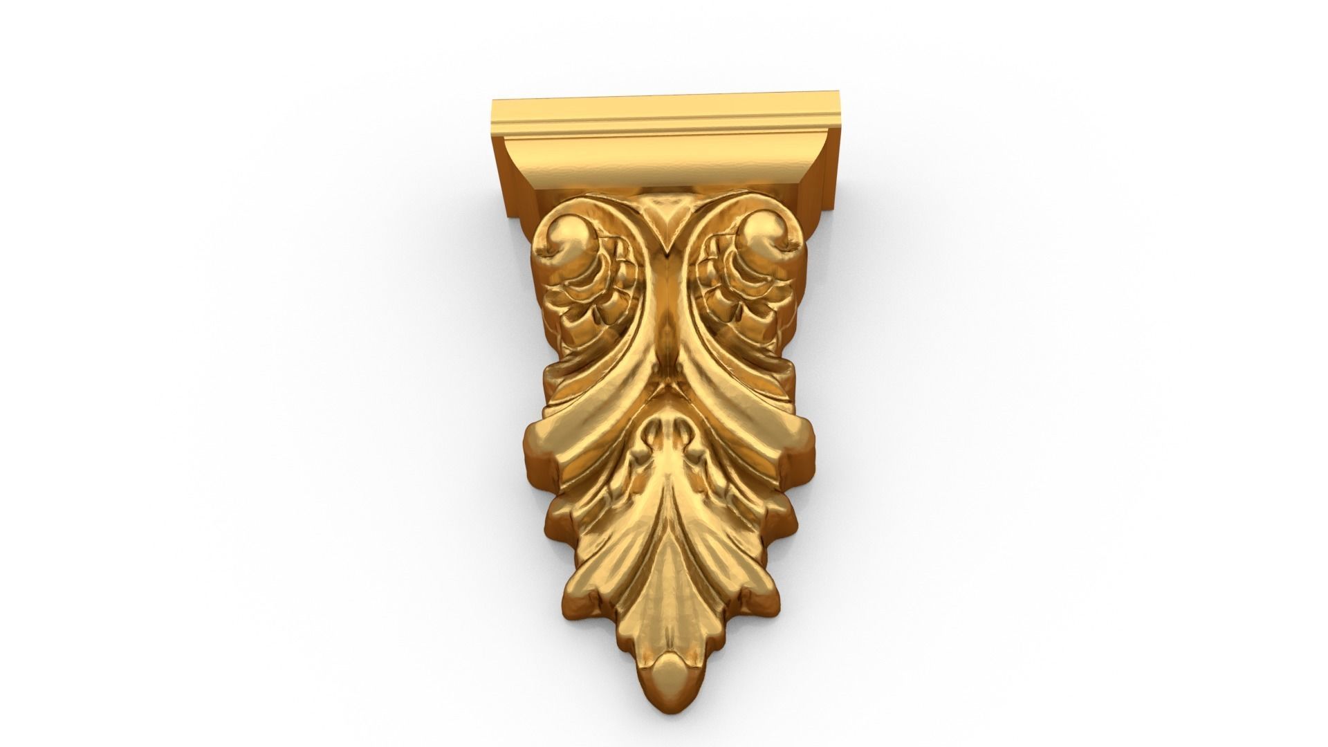 Classic decor ornament 67 3D model_3
